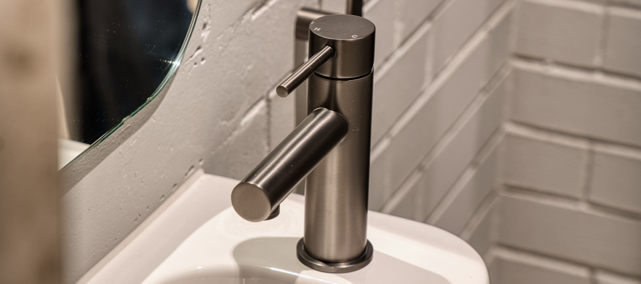Brushed Gunmetal Tapware