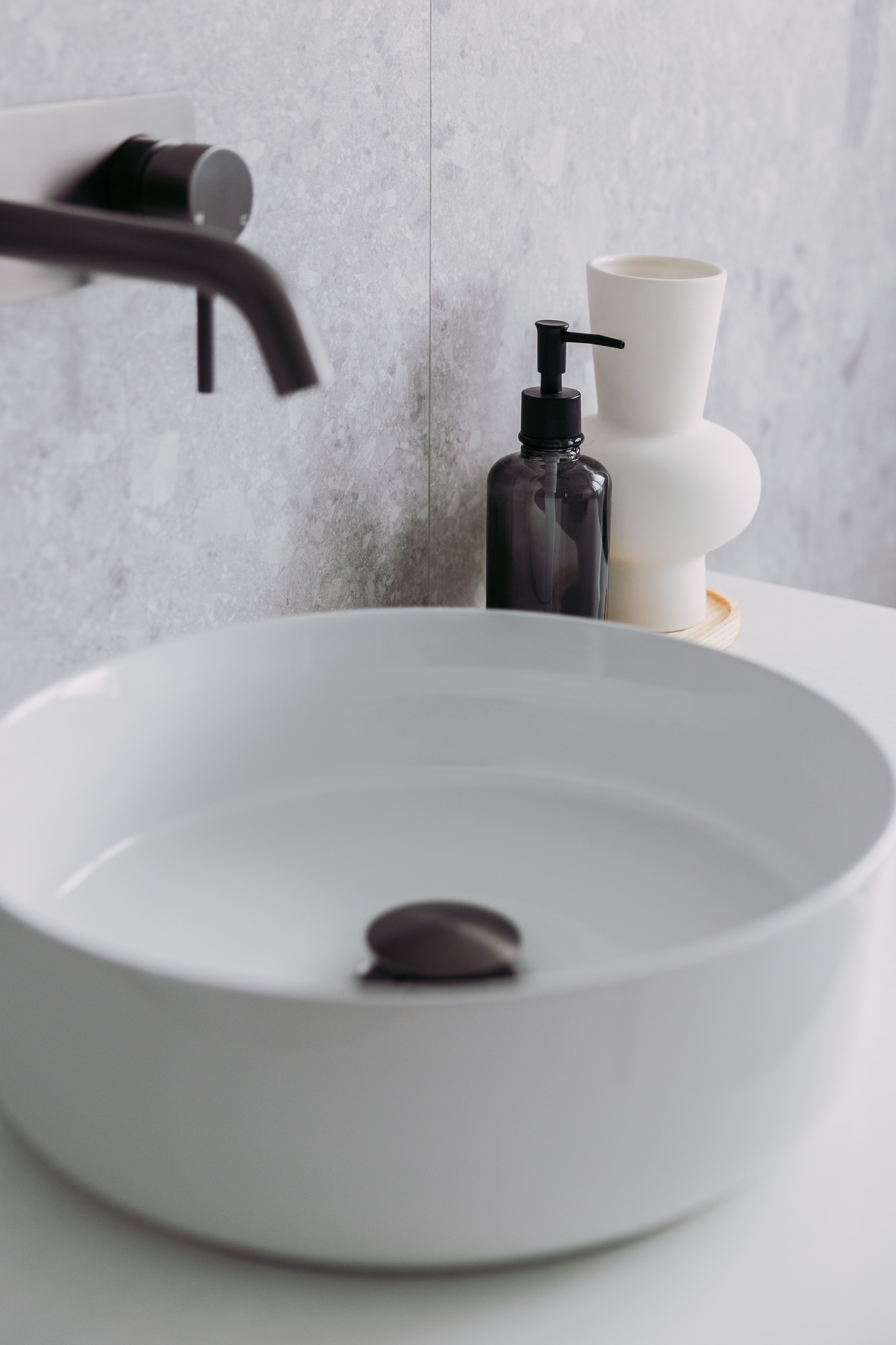 Haven Wall Mixer Tap - Gun Metal Brushed