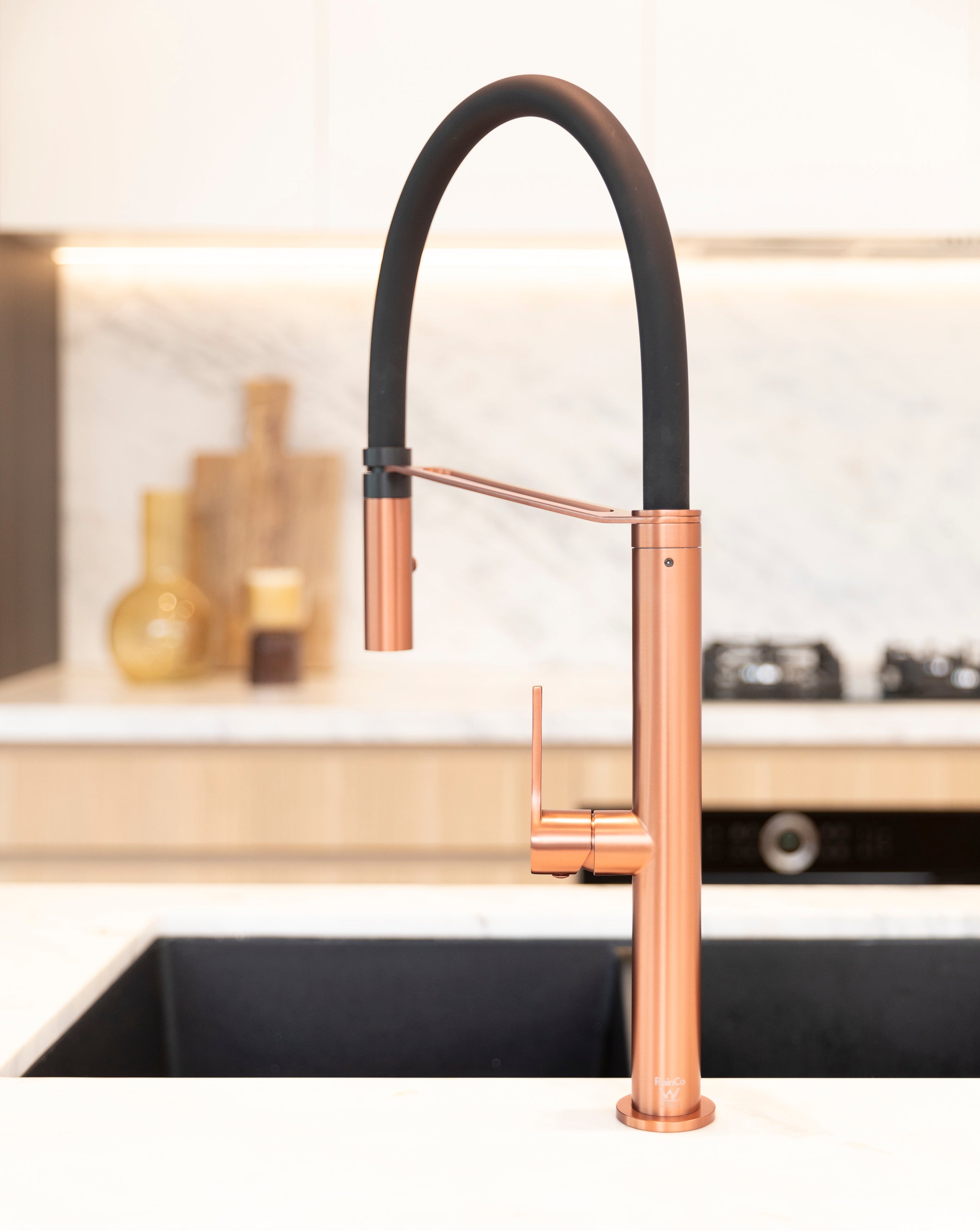 Sereno Pull Down Kitchen Mixer Tap - Brushed Copper
