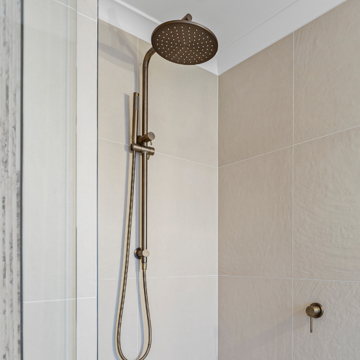 Haven Wall Mixer - Antique Brass