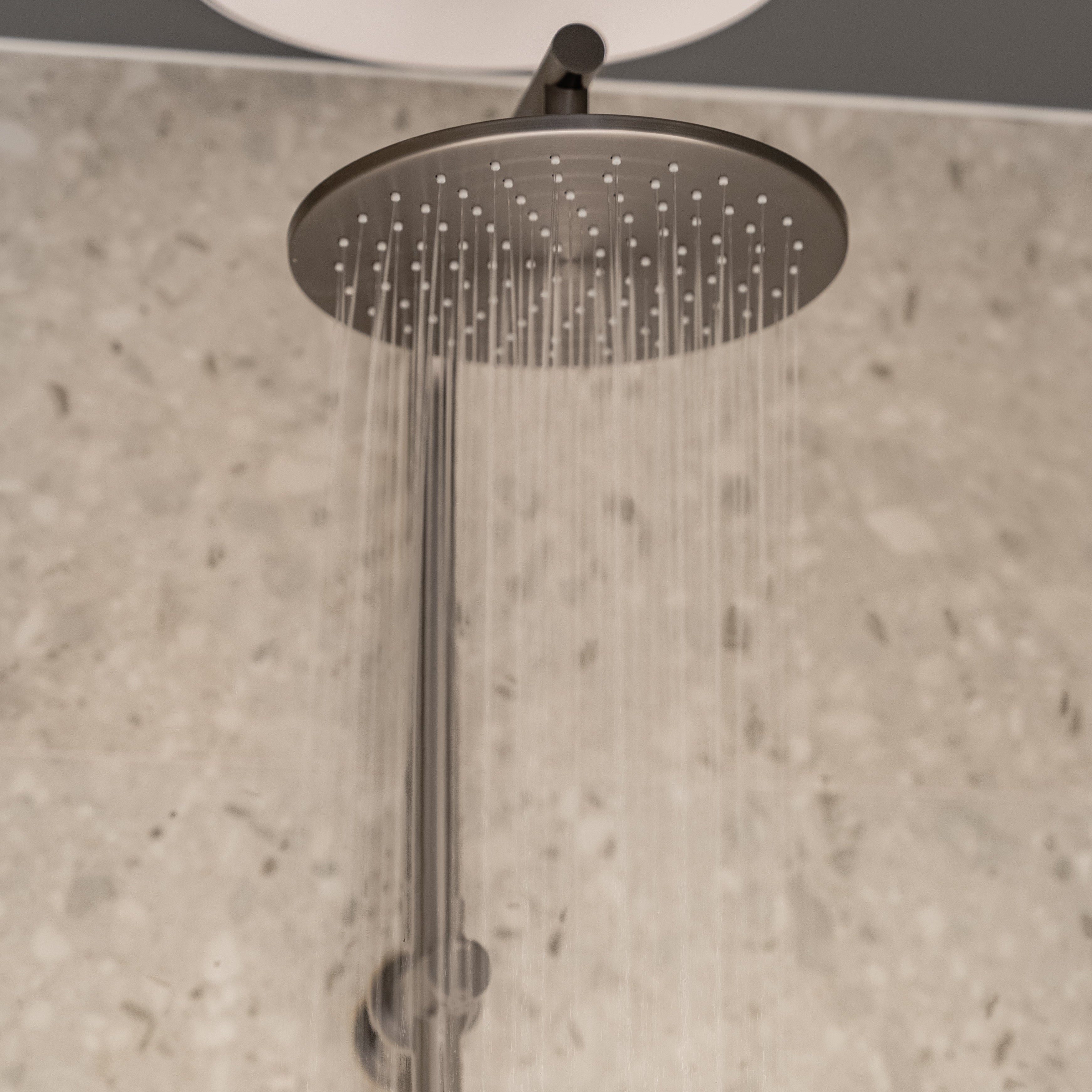 Shower Rail Set - Gun Metal Brushed