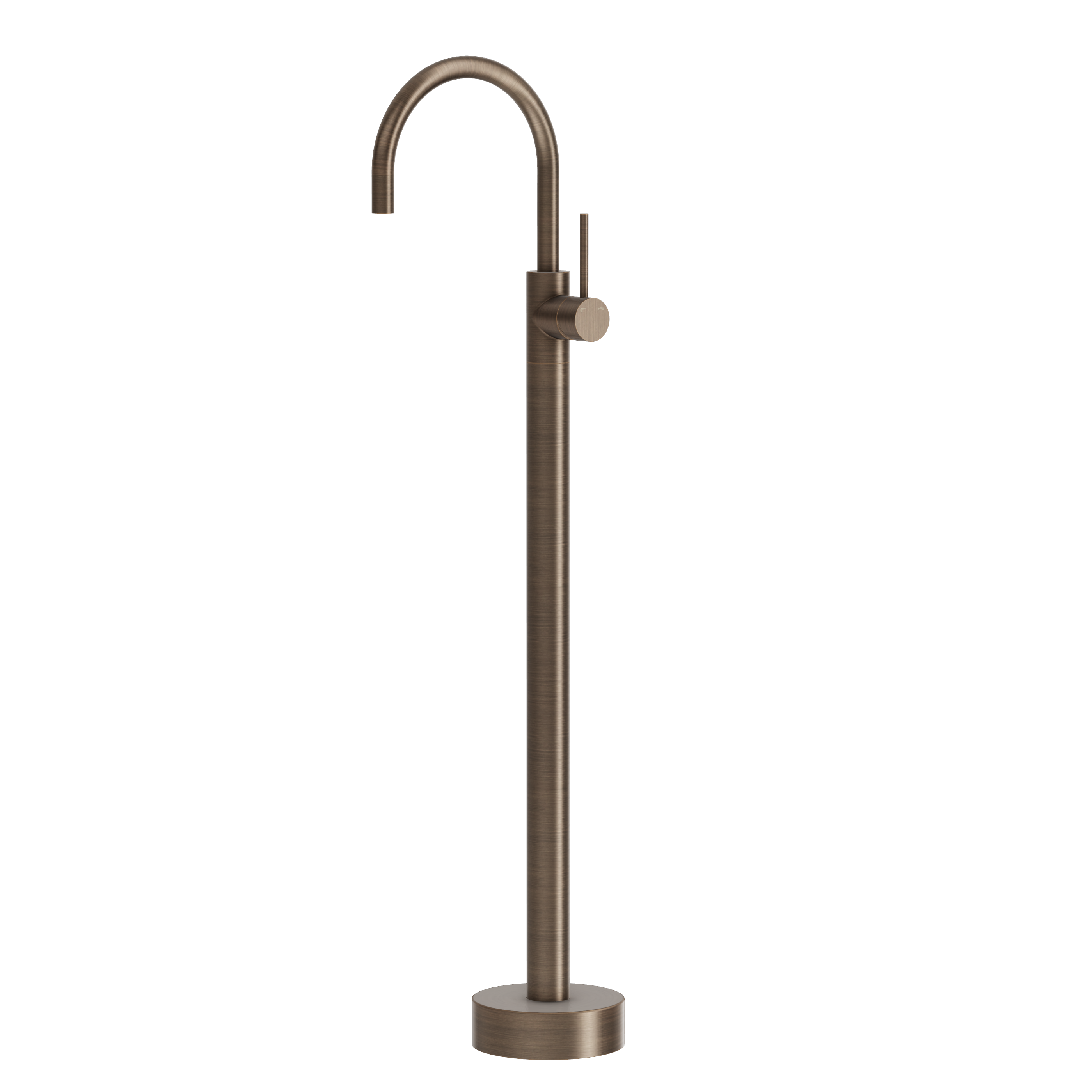 Haven Bath Filler with Mixer - Antique Brass