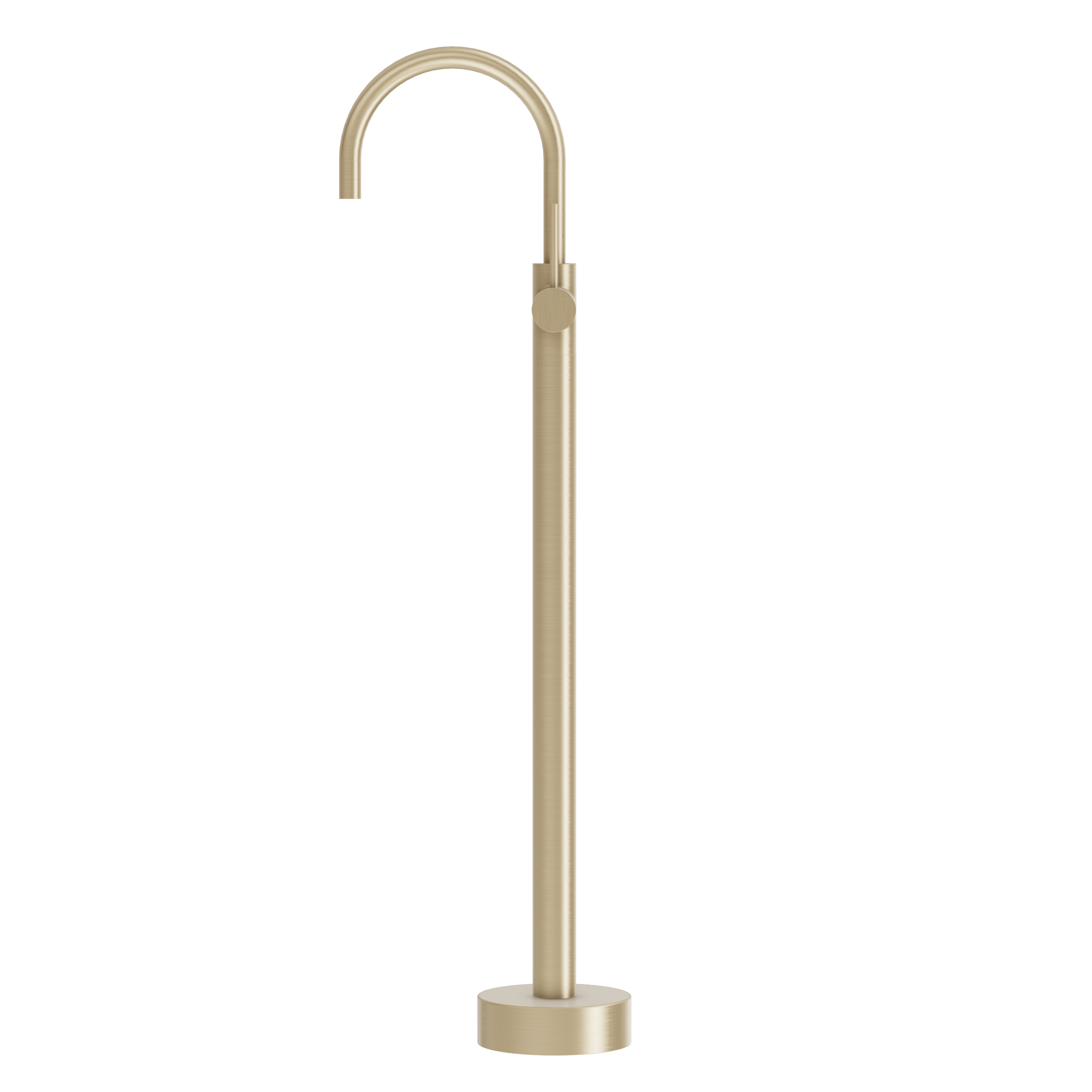 Haven Bath Filler with Mixer - Brushed Brass