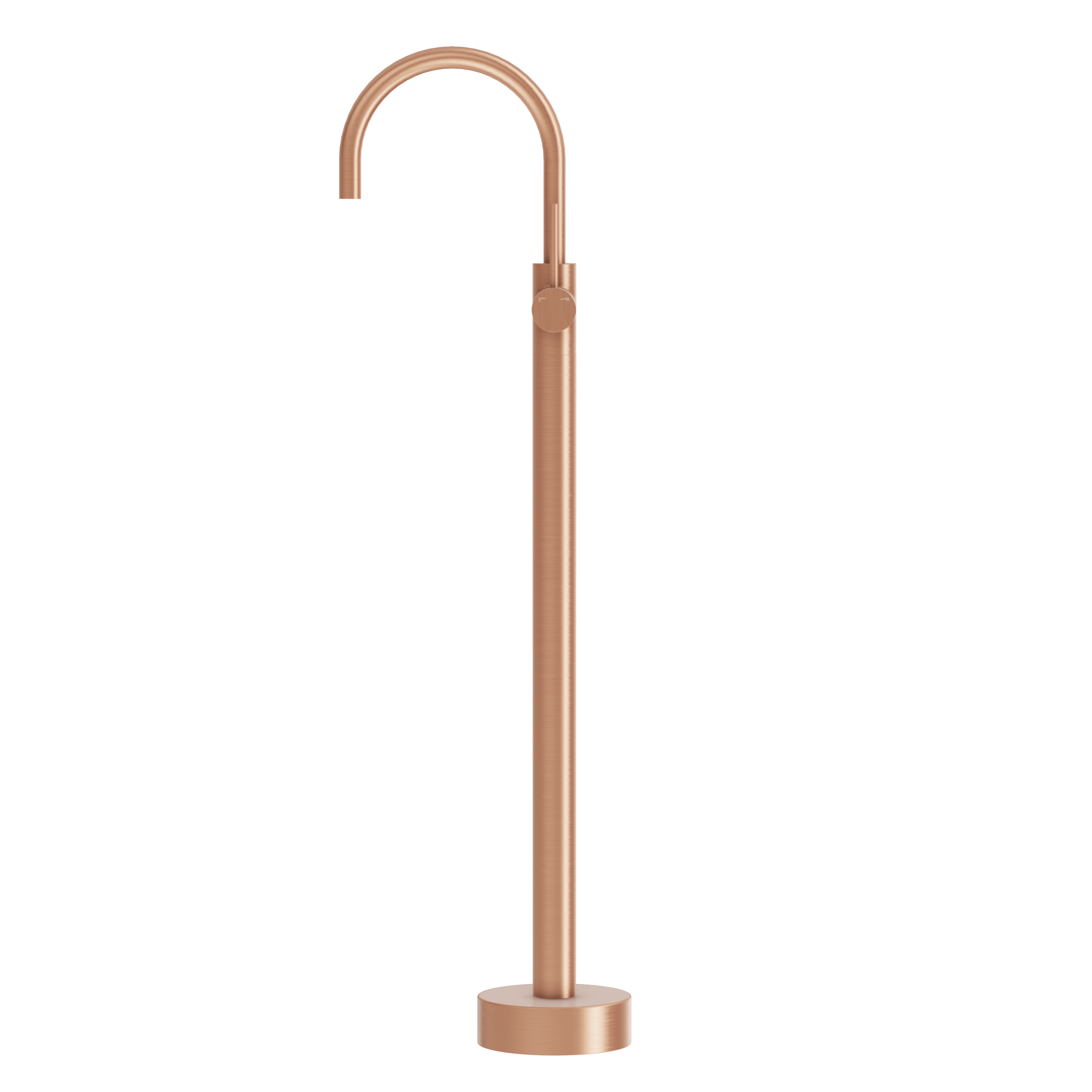 Haven Bath Filler with Mixer - Brushed Copper