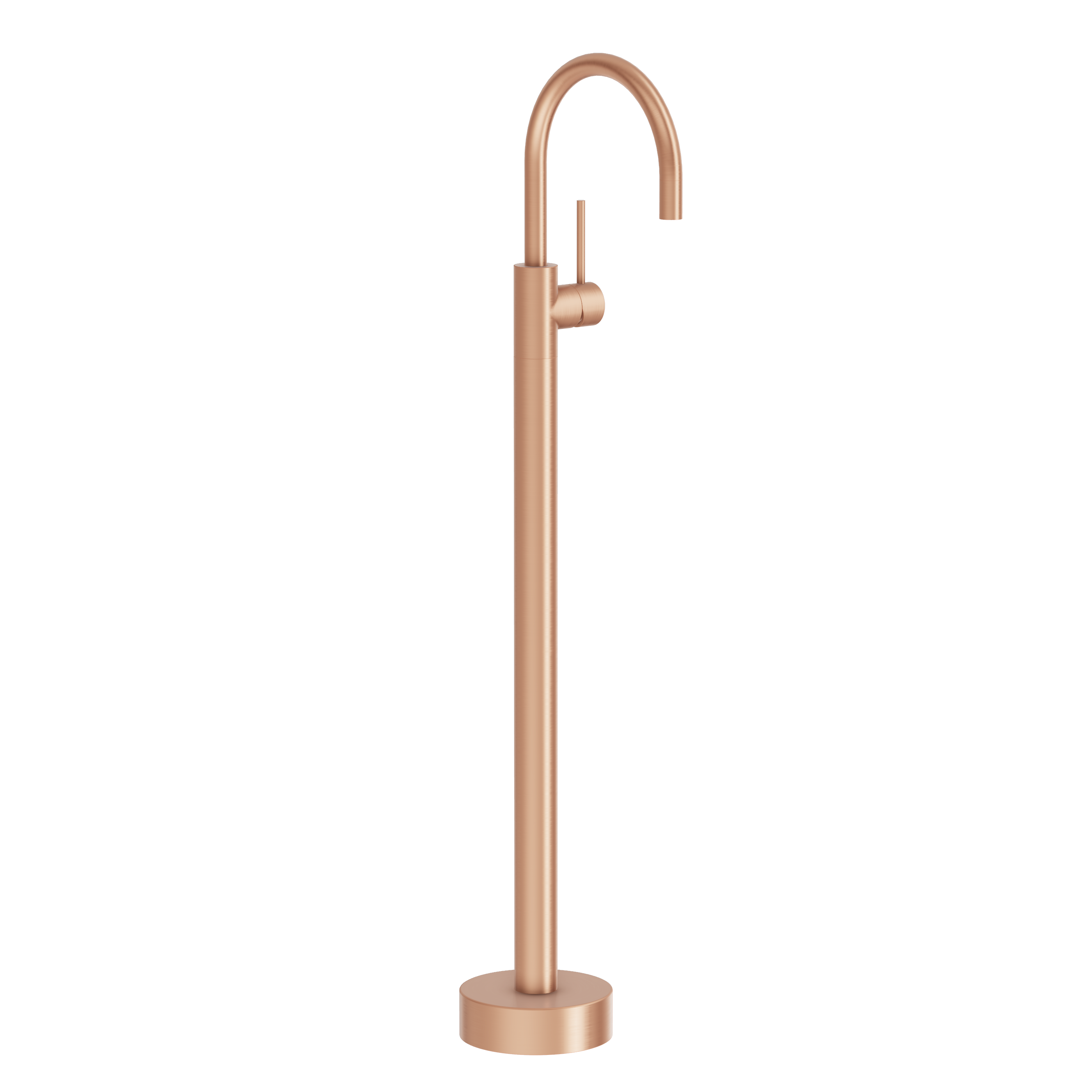 Haven Bath Filler with Mixer - Brushed Copper