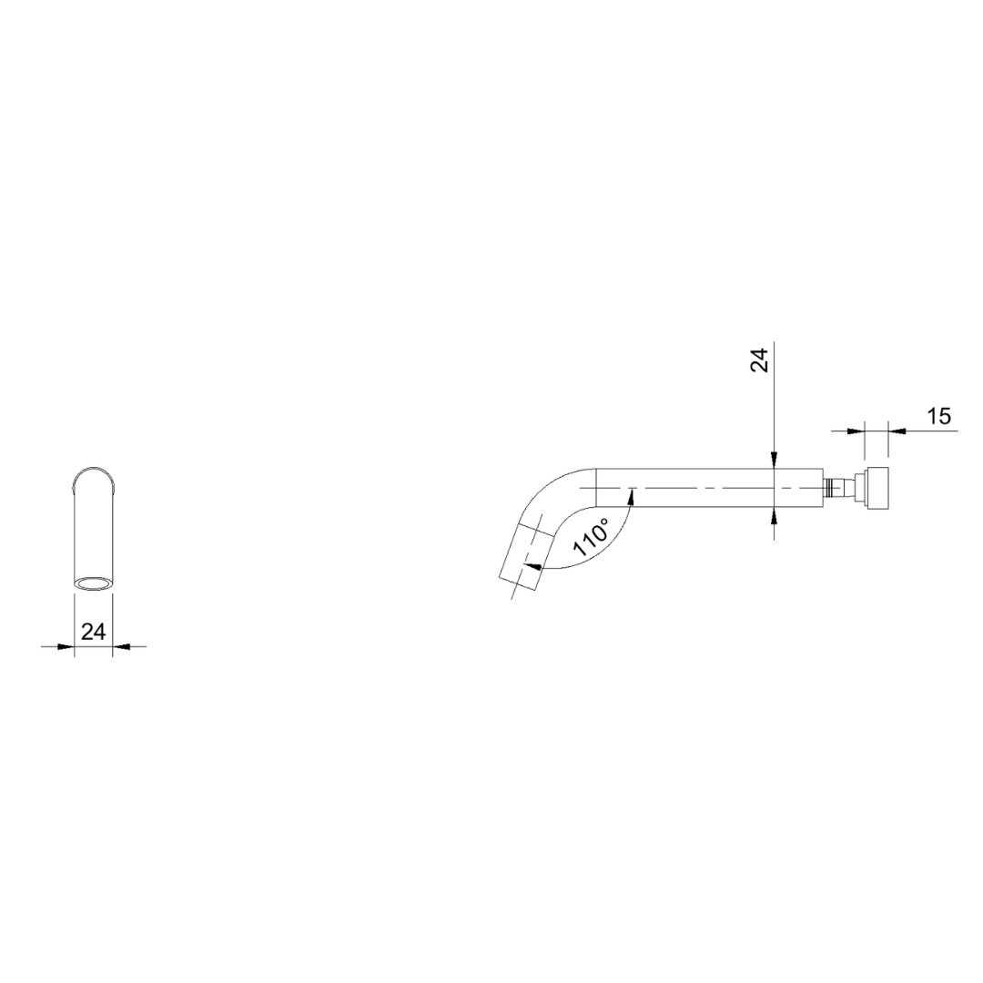 Haven Bath Spout - Brushed Brass