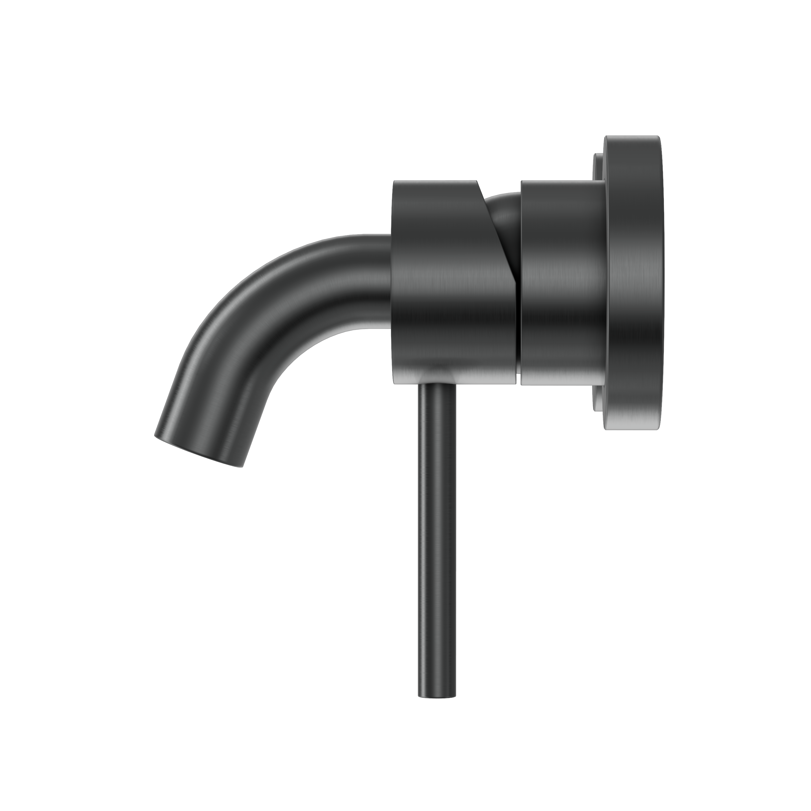 Haven Short Wall Mixer and Tap - Gun Metal Brushed