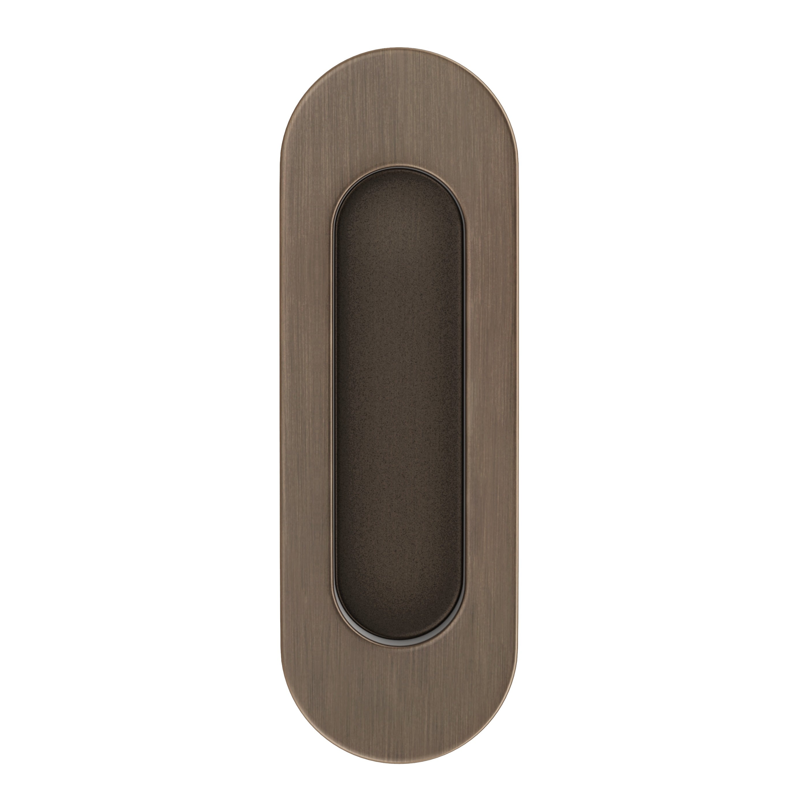 Lombardy Sliding Door Flush Pull – Antique Brass