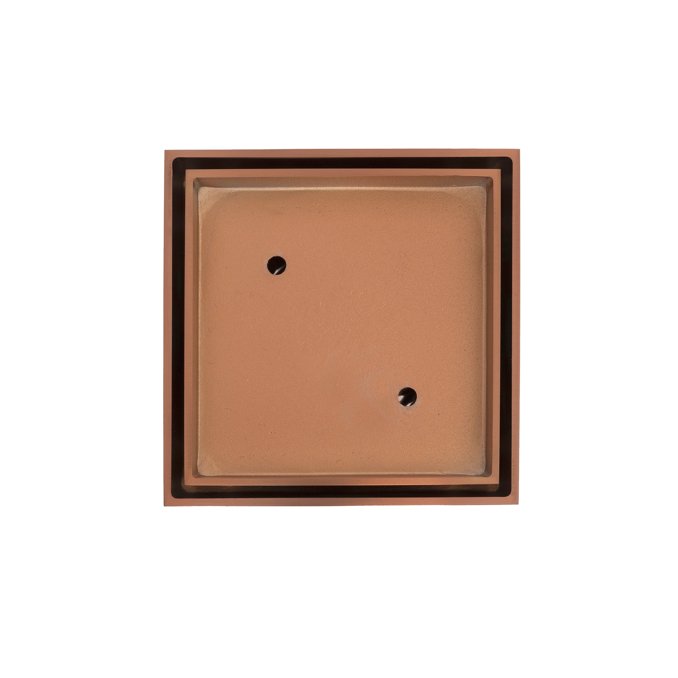 Brushed Copper Tile Insert Floor Waste