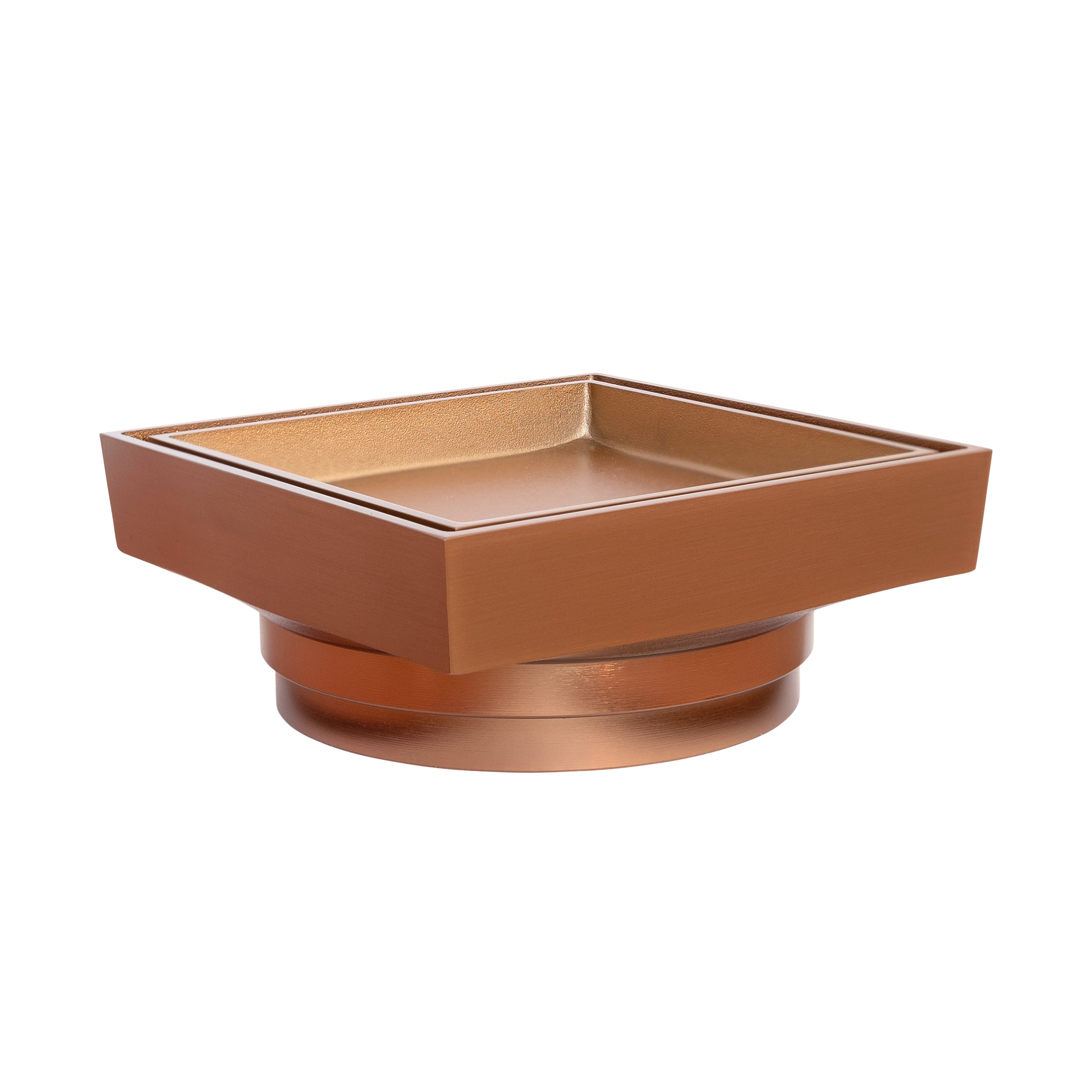Brushed Copper Tile Insert Floor Waste