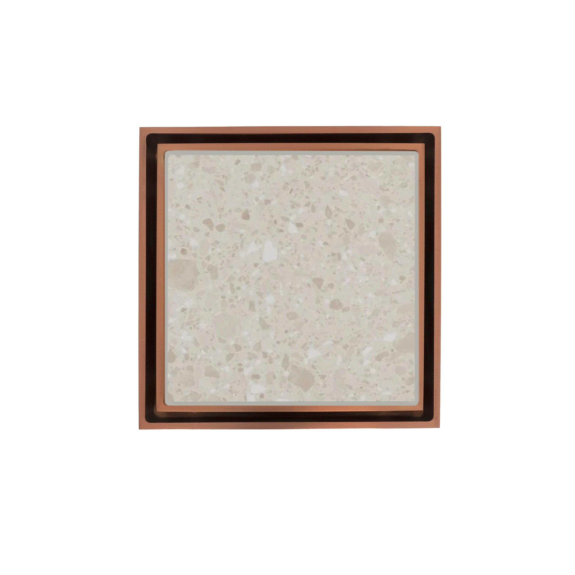 Brushed Copper Tile Insert Floor Waste