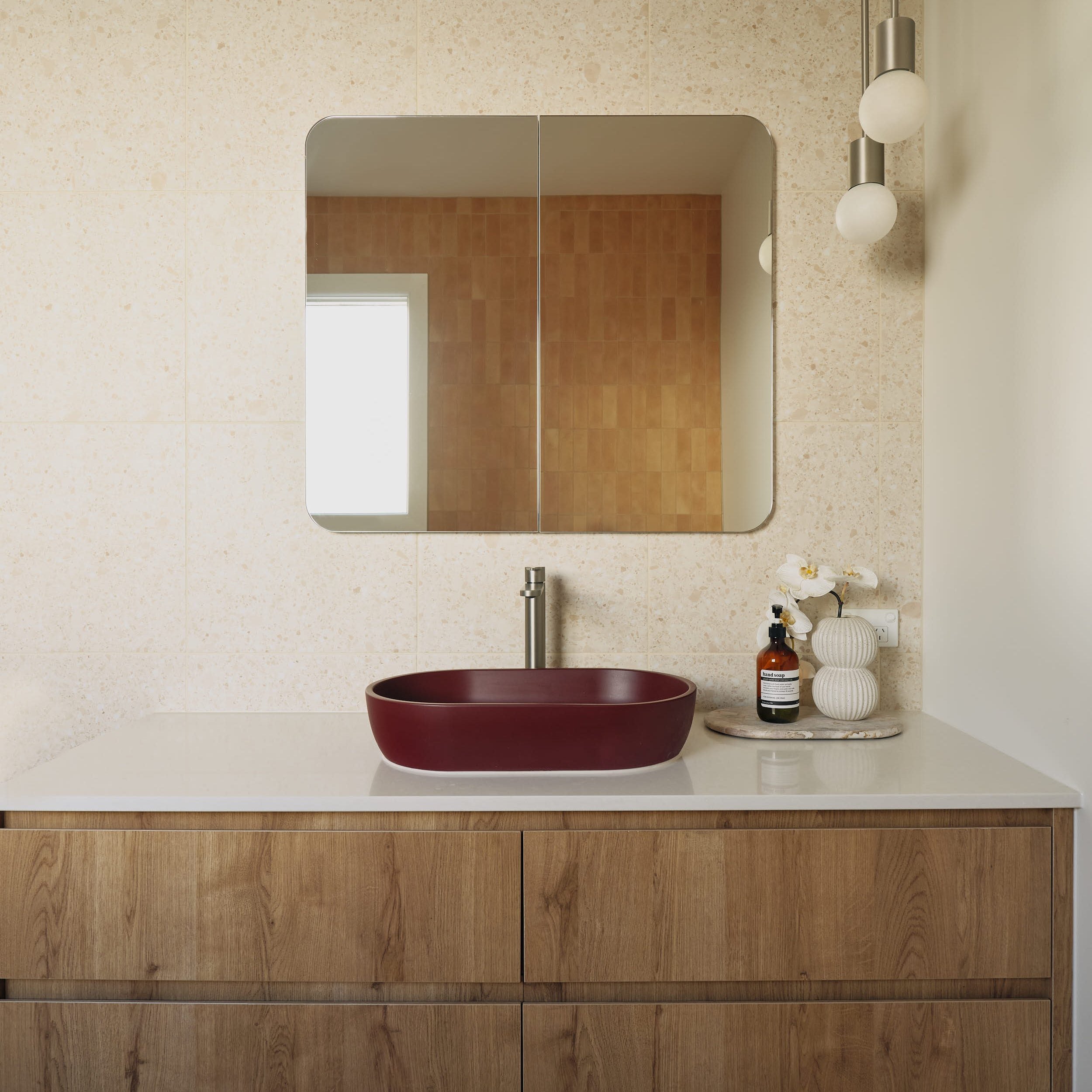 Sereno Tall Basin Mixer Tap - Brushed Nickel