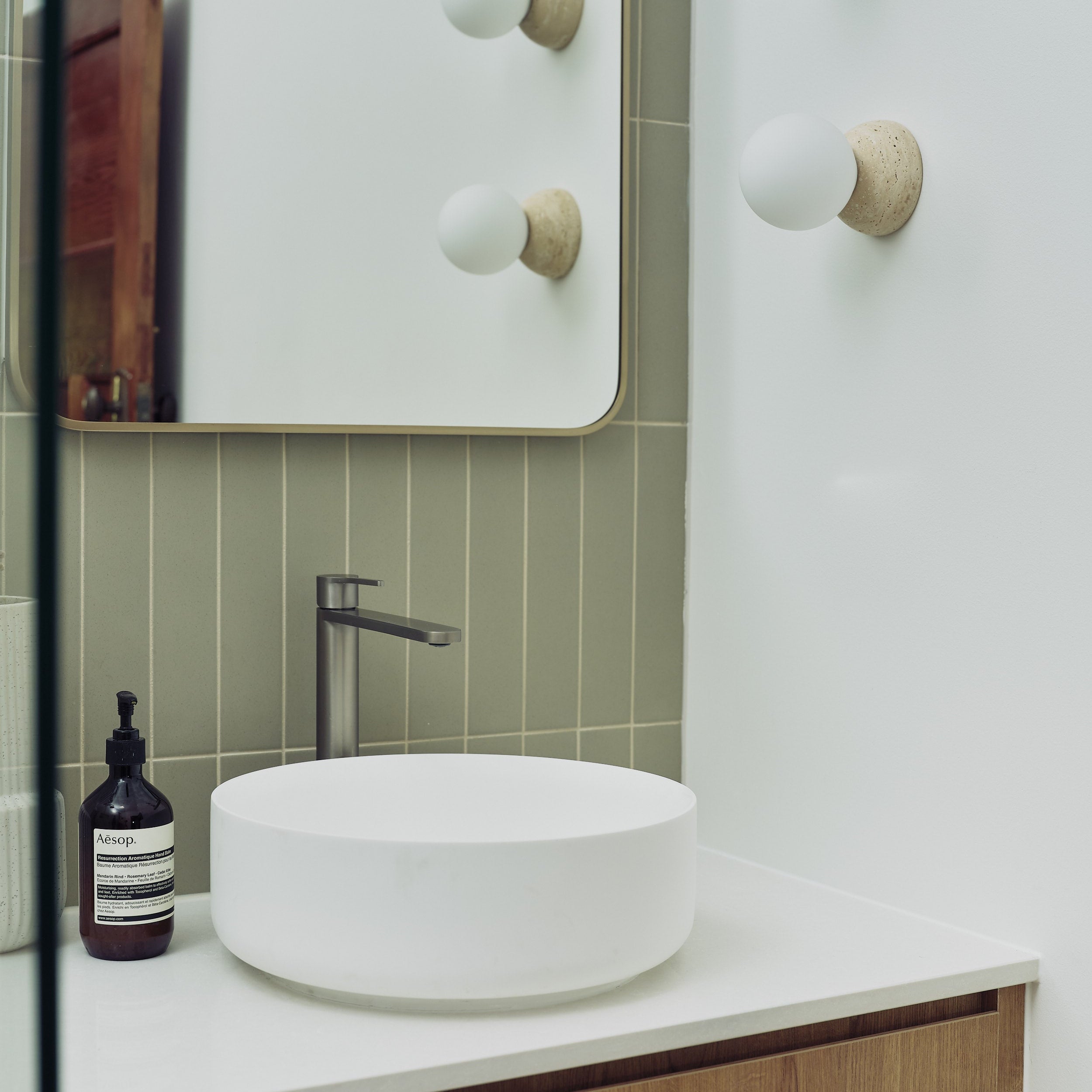Sereno Tall Basin Mixer Tap - Brushed Nickel