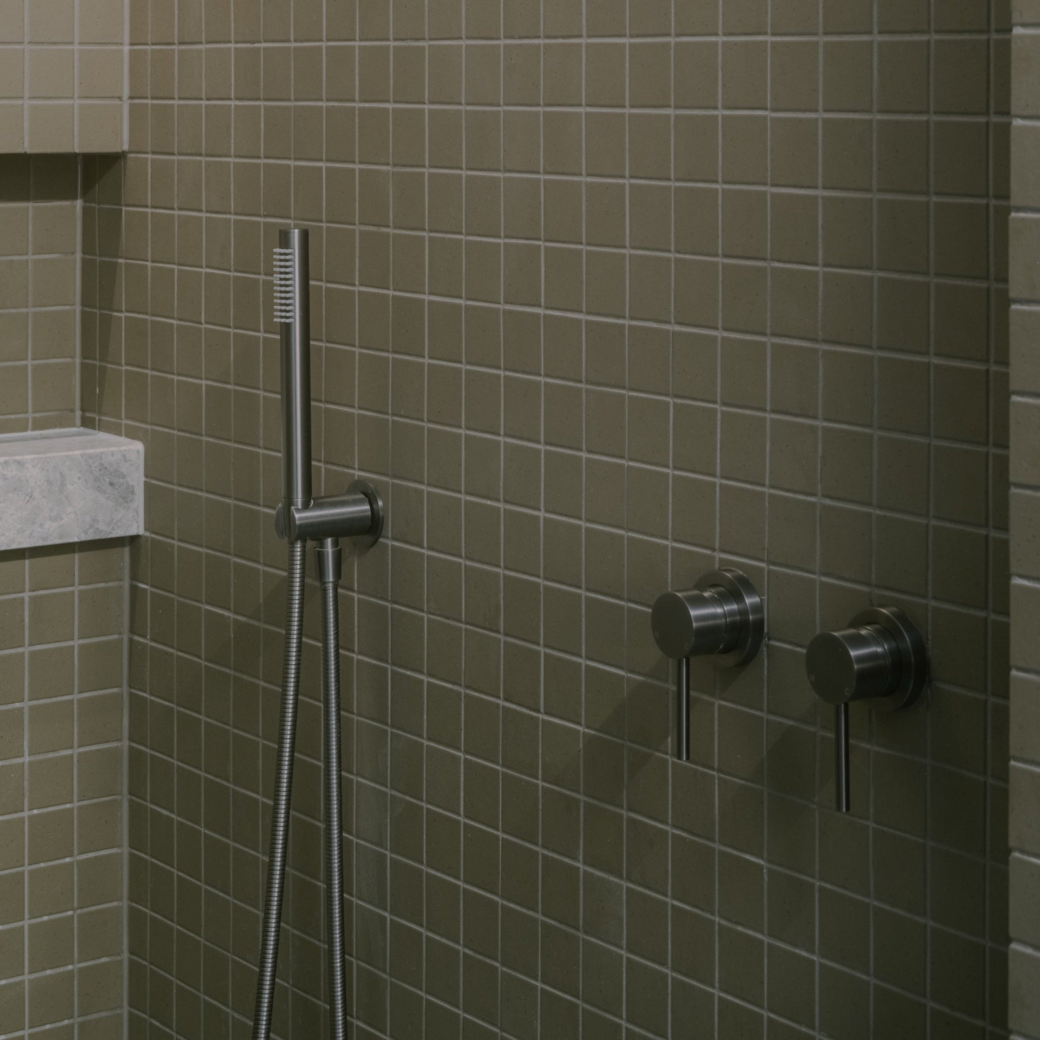 Hand Shower Wand - Gun Metal Brushed