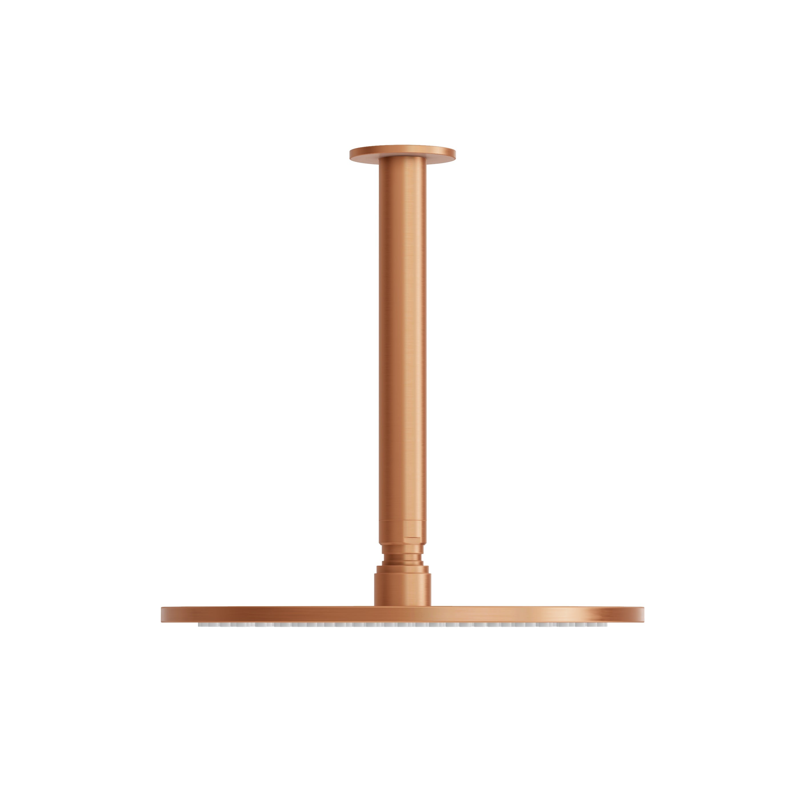 Ceiling Shower Head & Arm - Brushed Copper