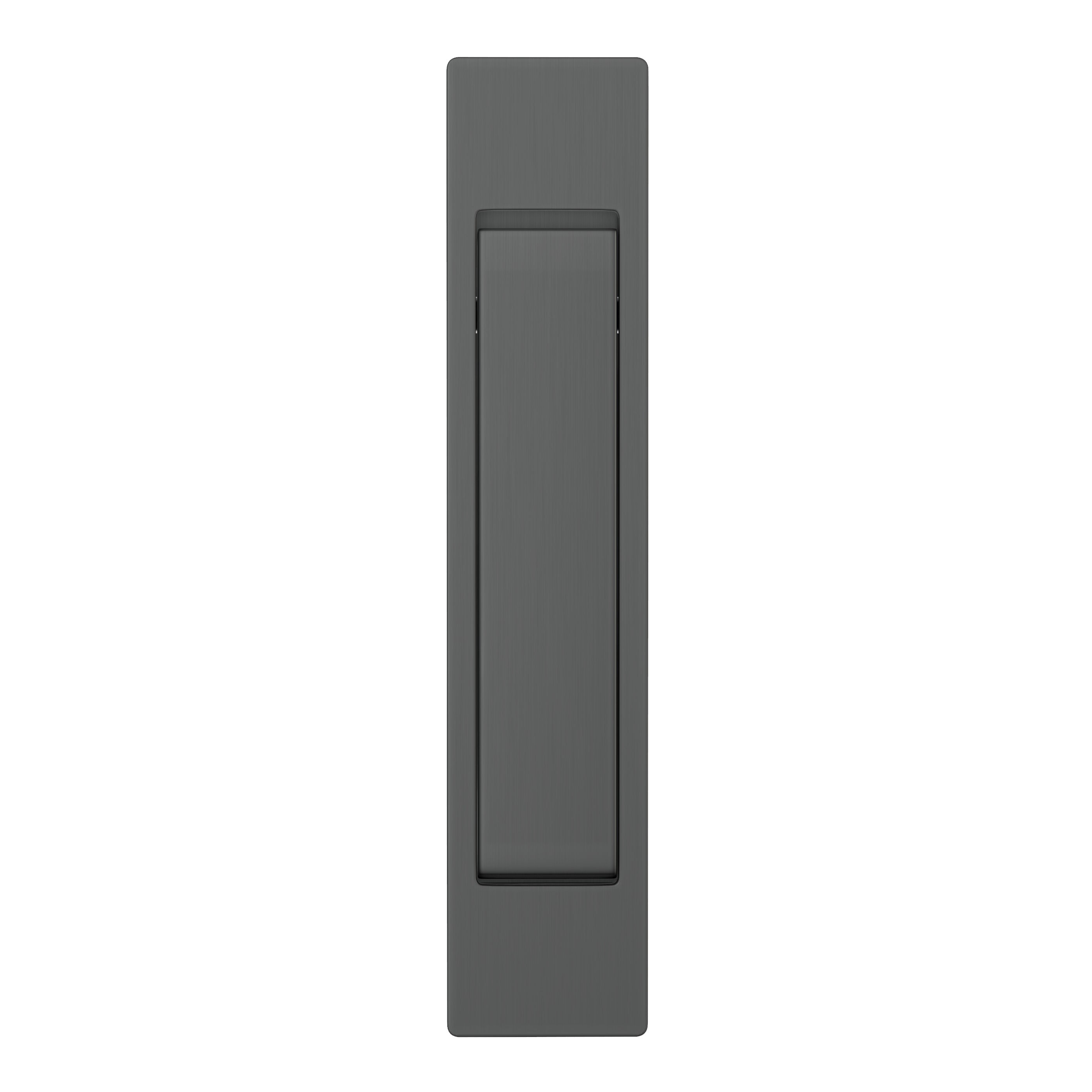 Concealed Sliding Door Edge Pull - Gun Metal Brushed