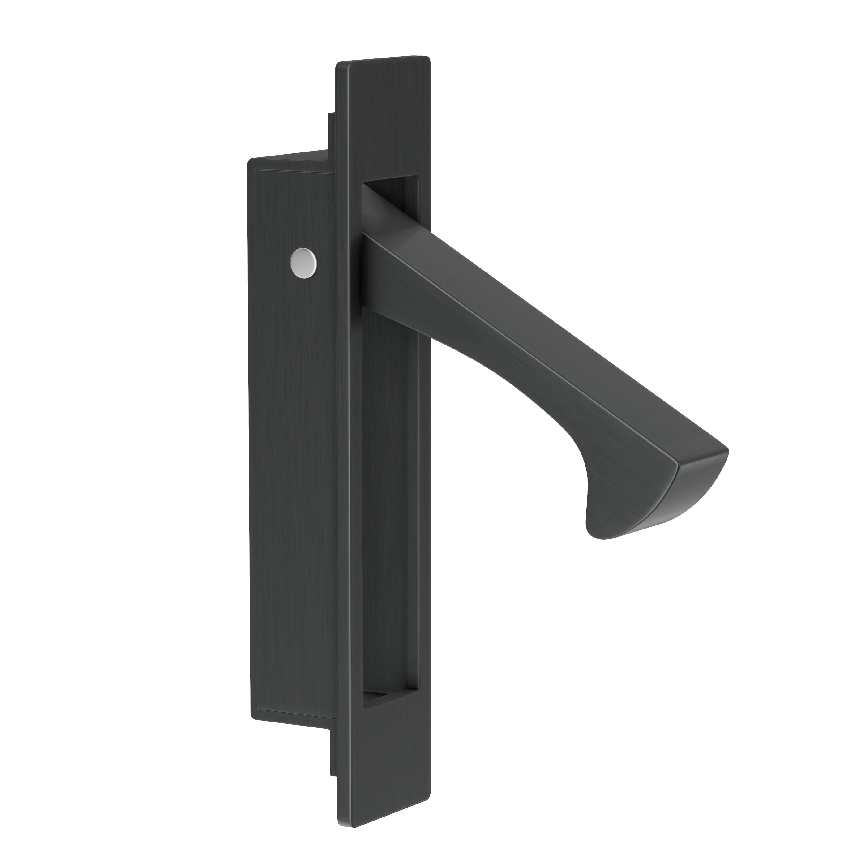 Concealed Sliding Door Edge Pull - Gun Metal Brushed
