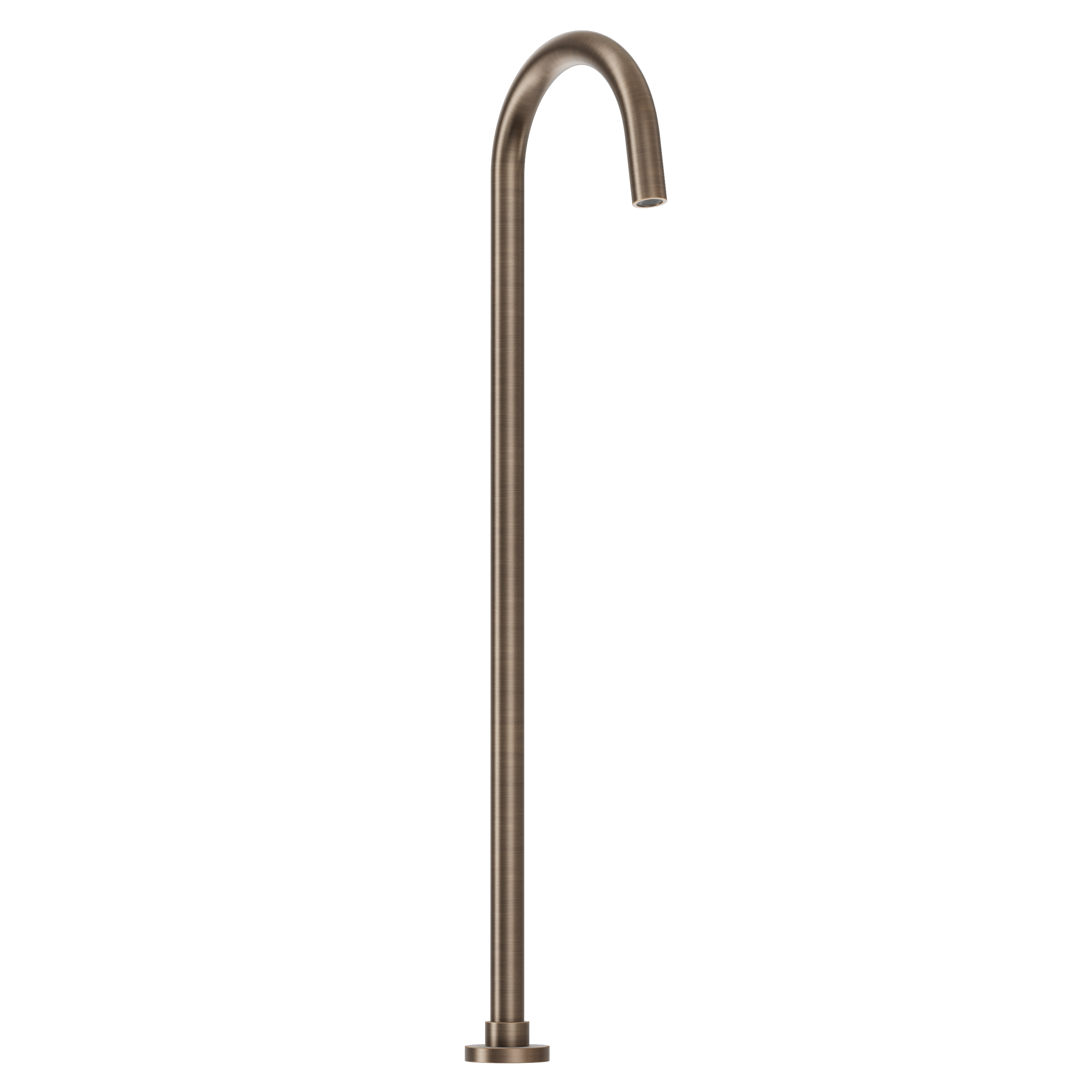 Floor Mounted Bath Filler - Antique Brass