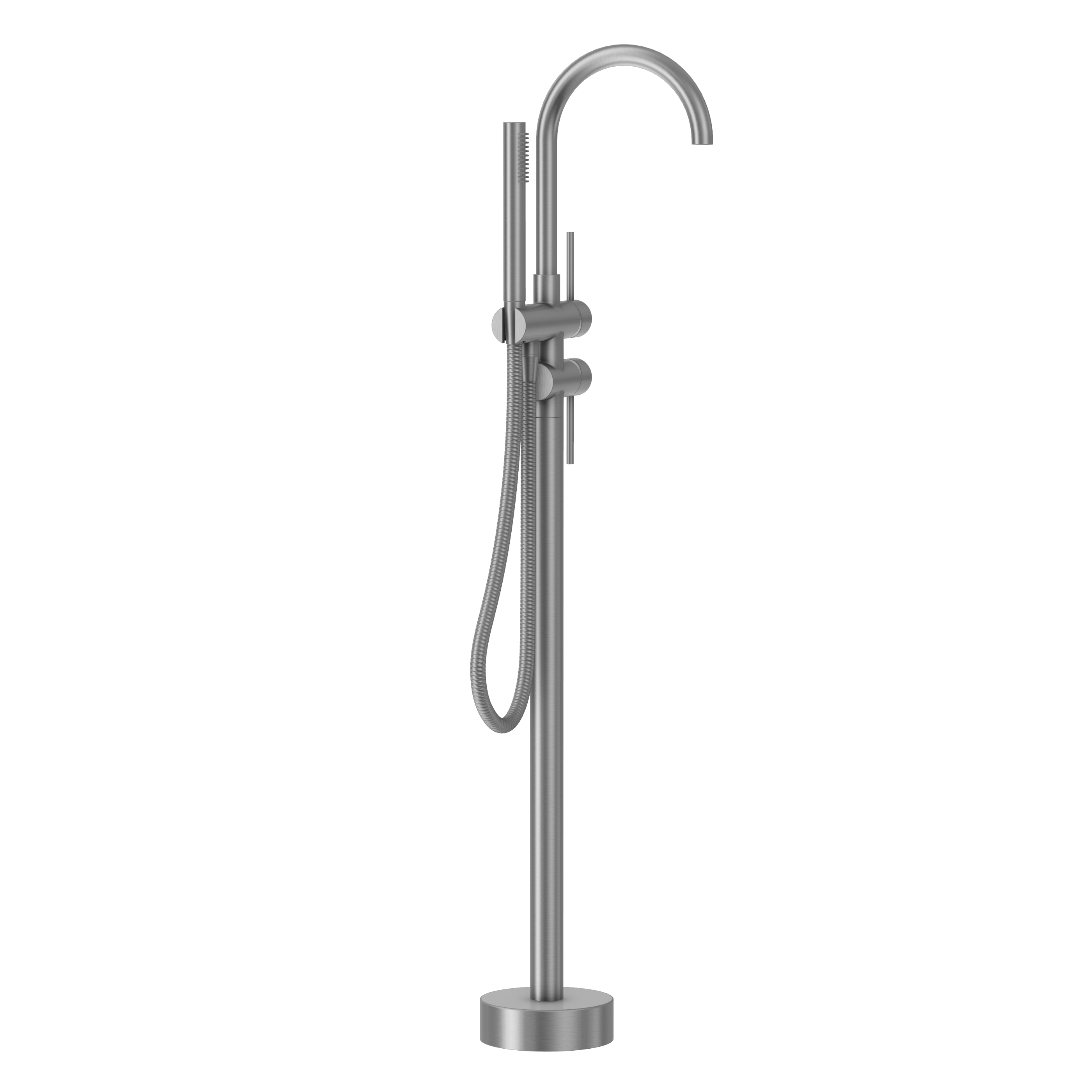 Haven Bath Filler with Hand Shower Wand - Brushed Nickel