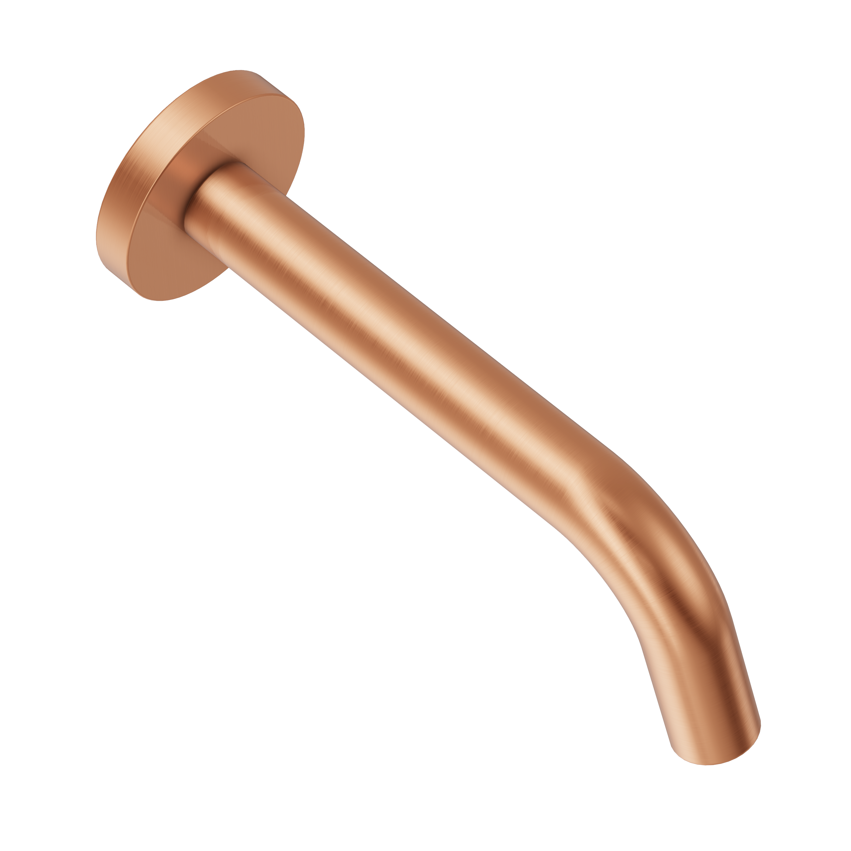 Haven Bath Spout - Brushed Copper
