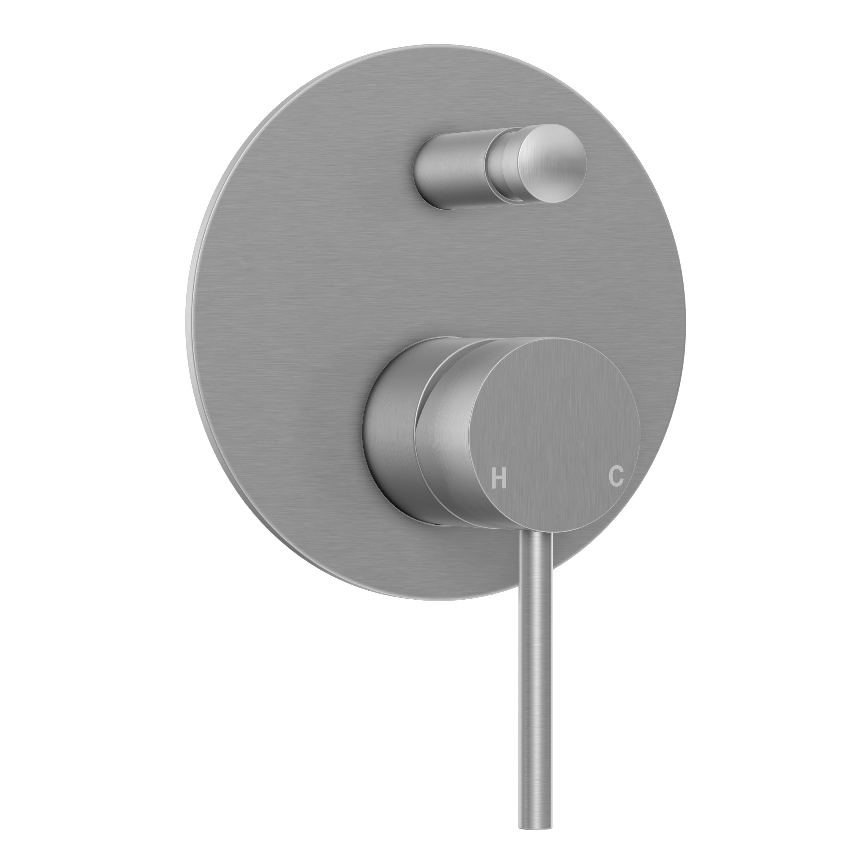 Haven Concealed Diverter Wall Mixer - Brushed Nickel