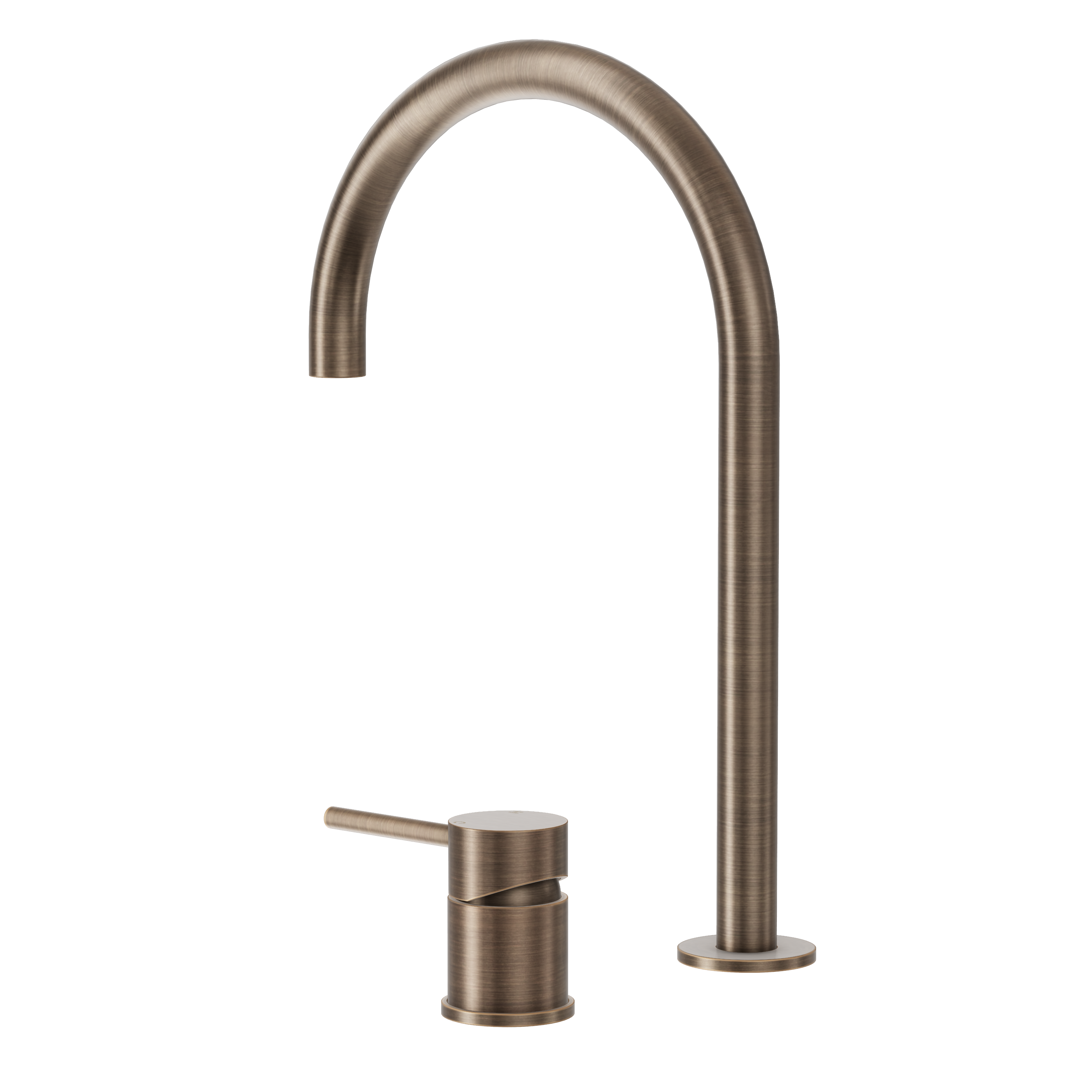 Haven Basin Hob Mixer Set - Antique Brass