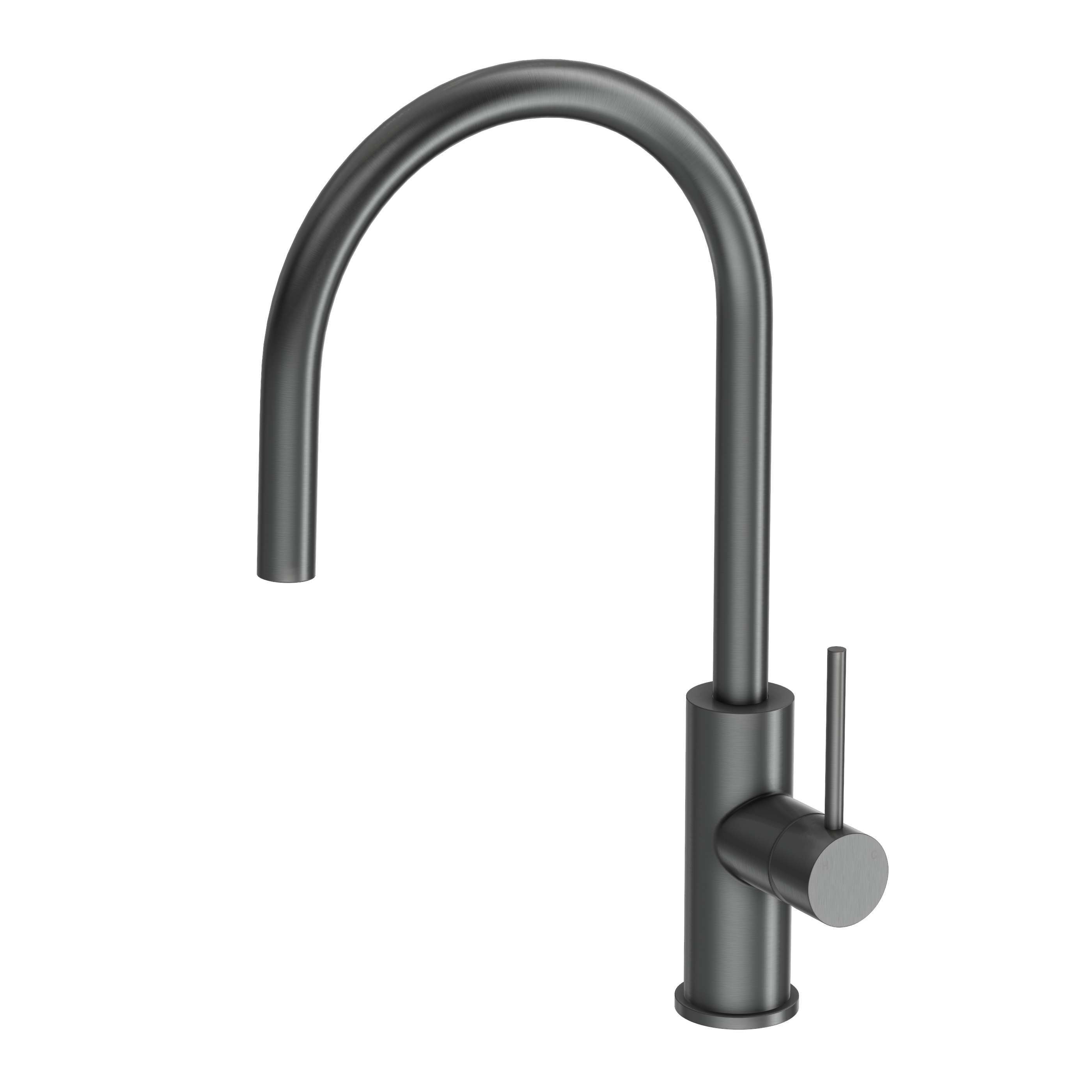 Haven Gooseneck Mixer - Gun Metal Brushed