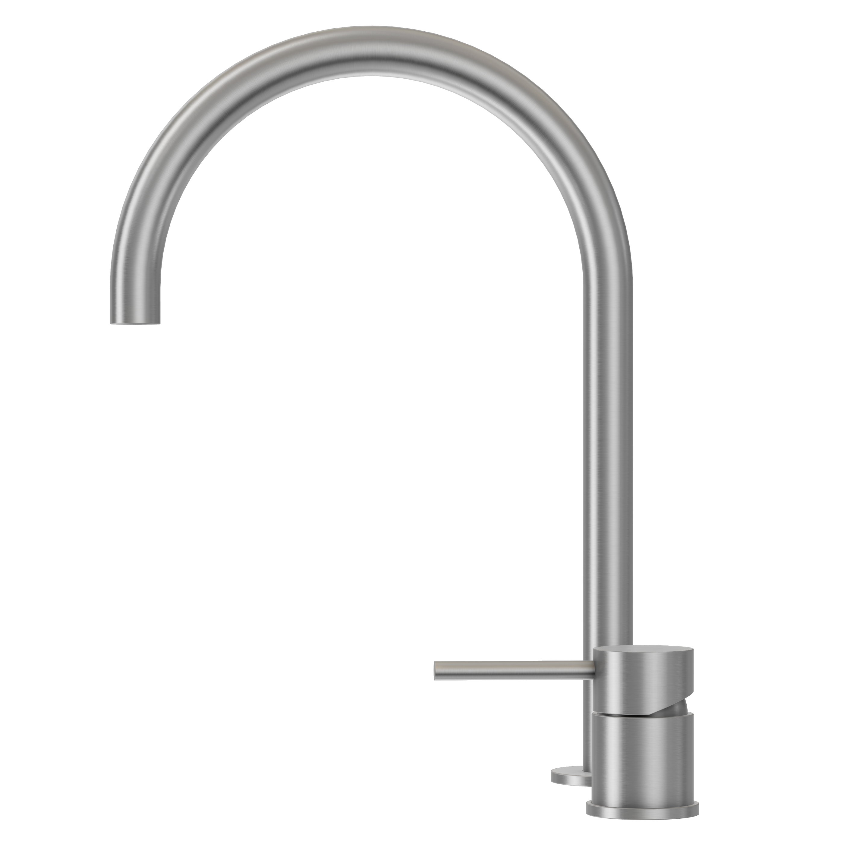 Haven Basin Hob Mixer Set - Brushed Nickel