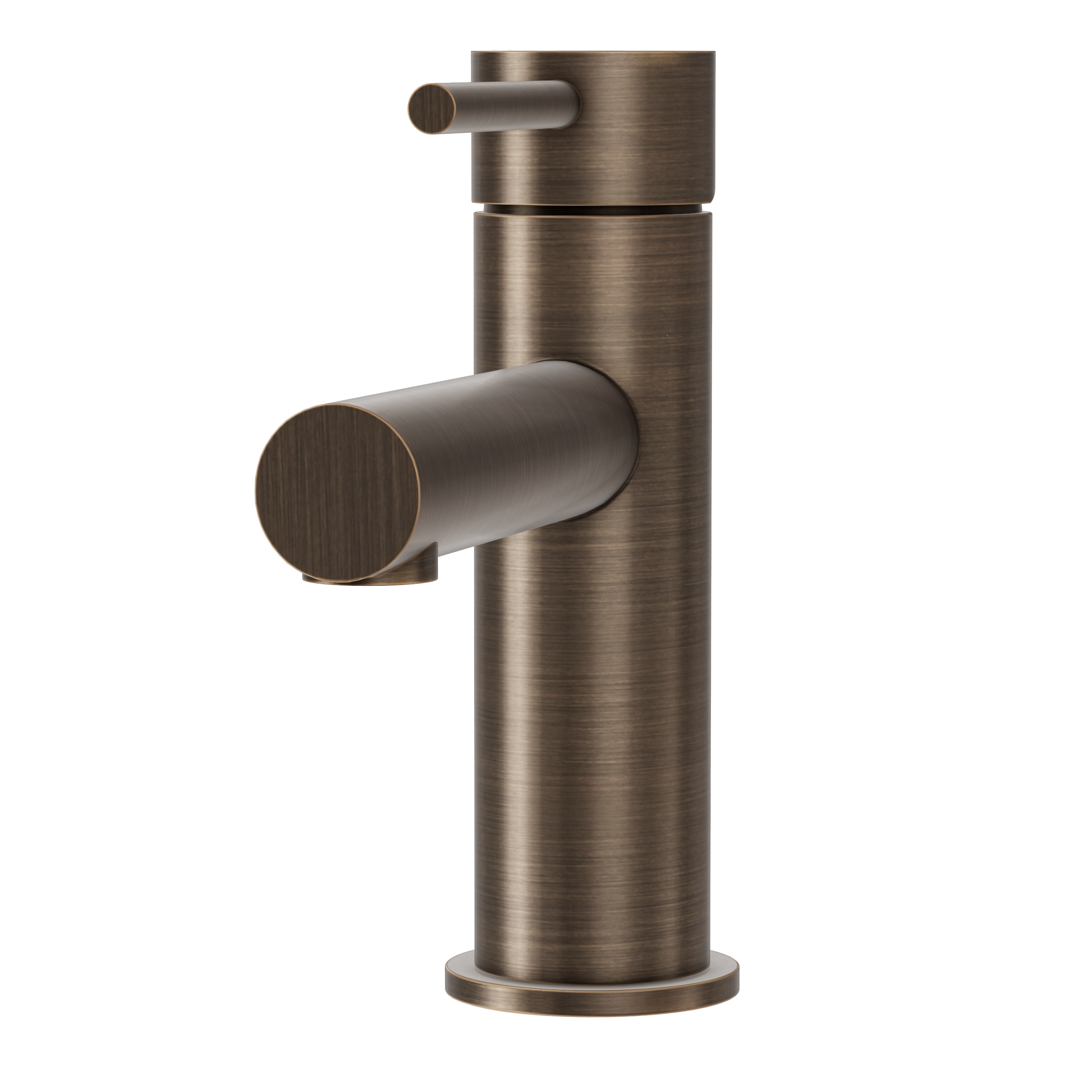 Haven Short Basin Mixer - Antique Brass