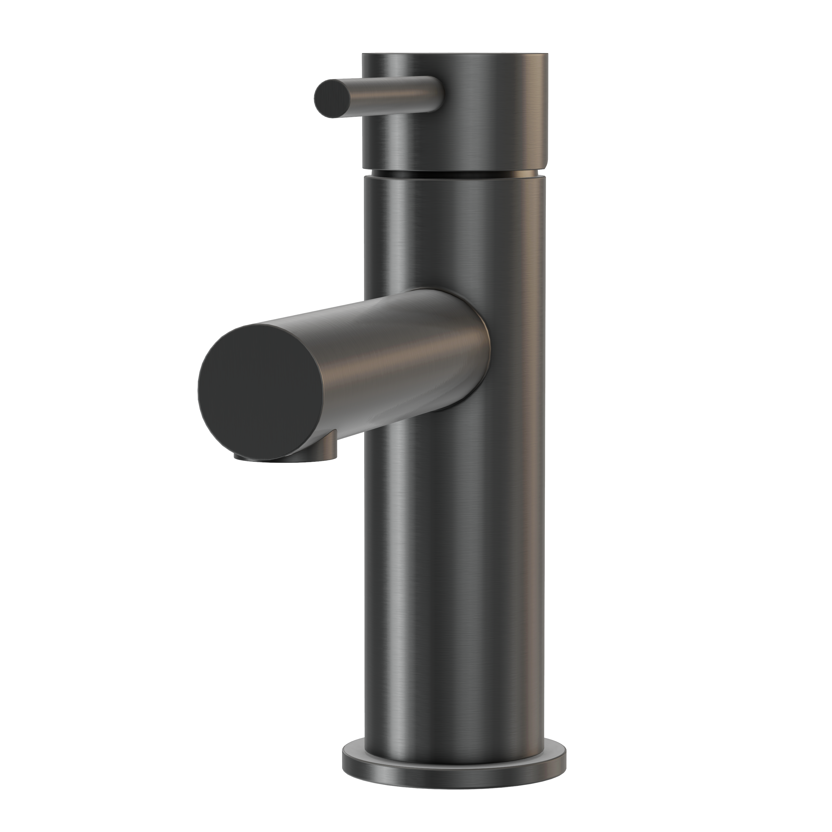 Haven Short Basin Mixer - Gun Metal