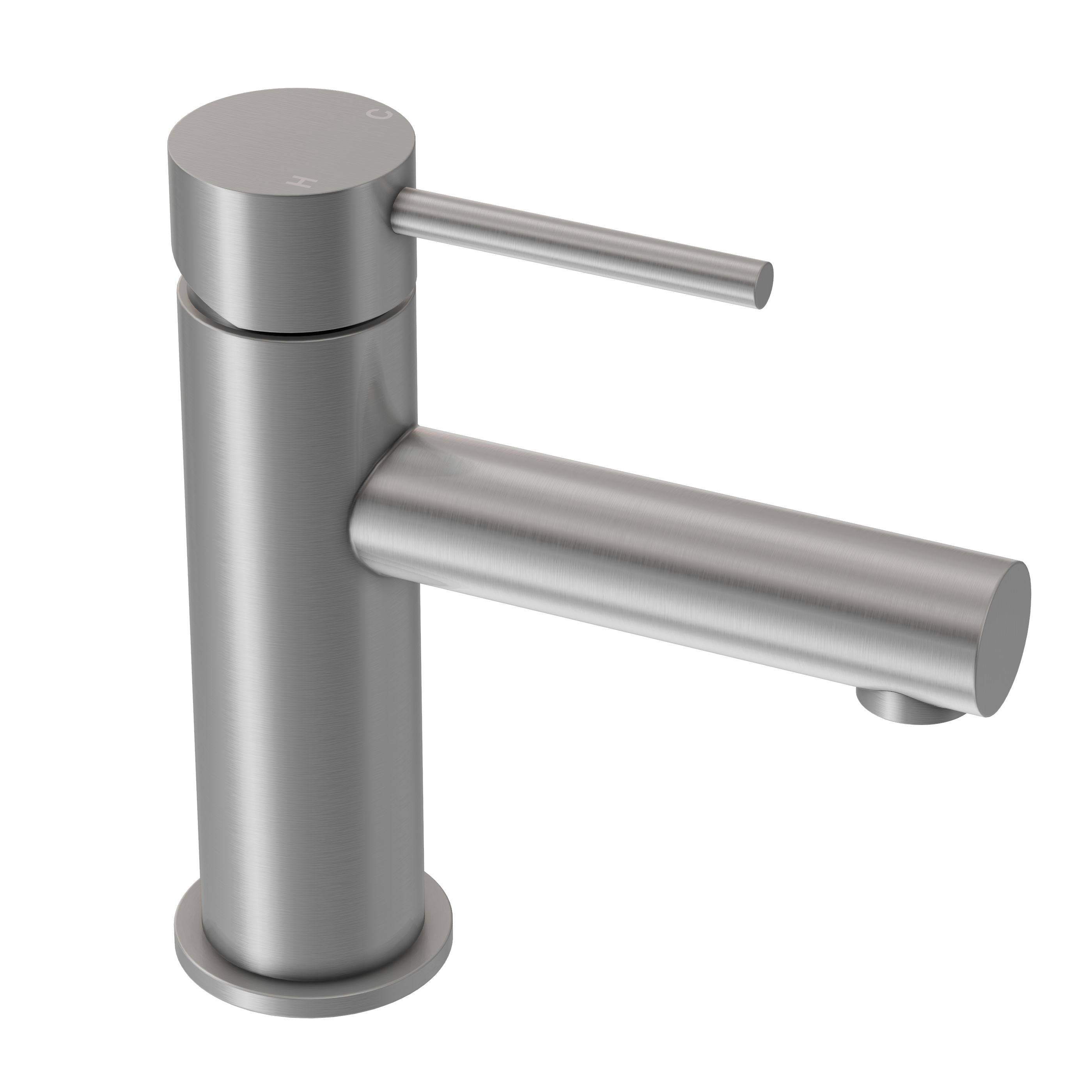 Haven Short Basin Mixer - Brushed Nickel