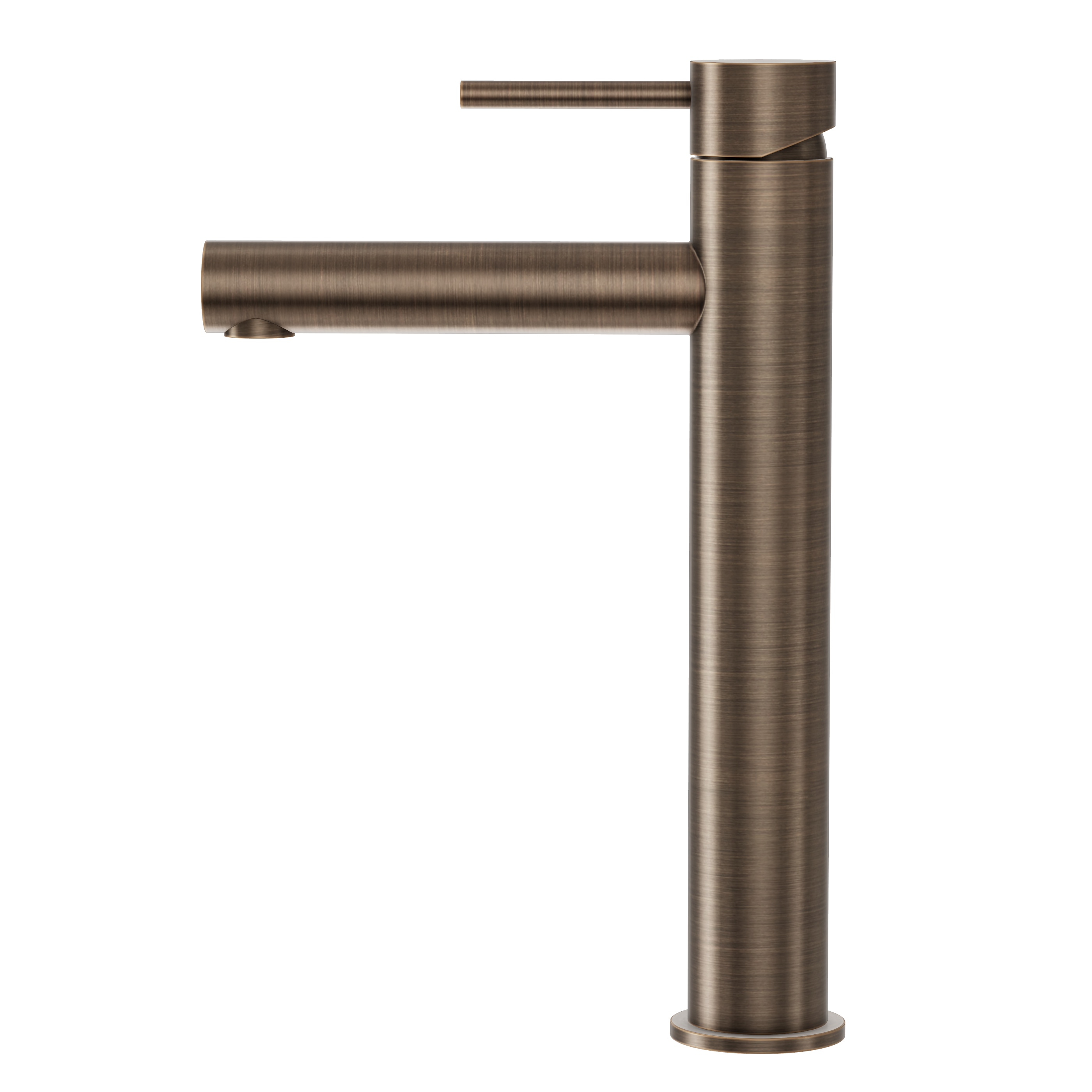 Haven Tall Basin Mixer - Antique Brass