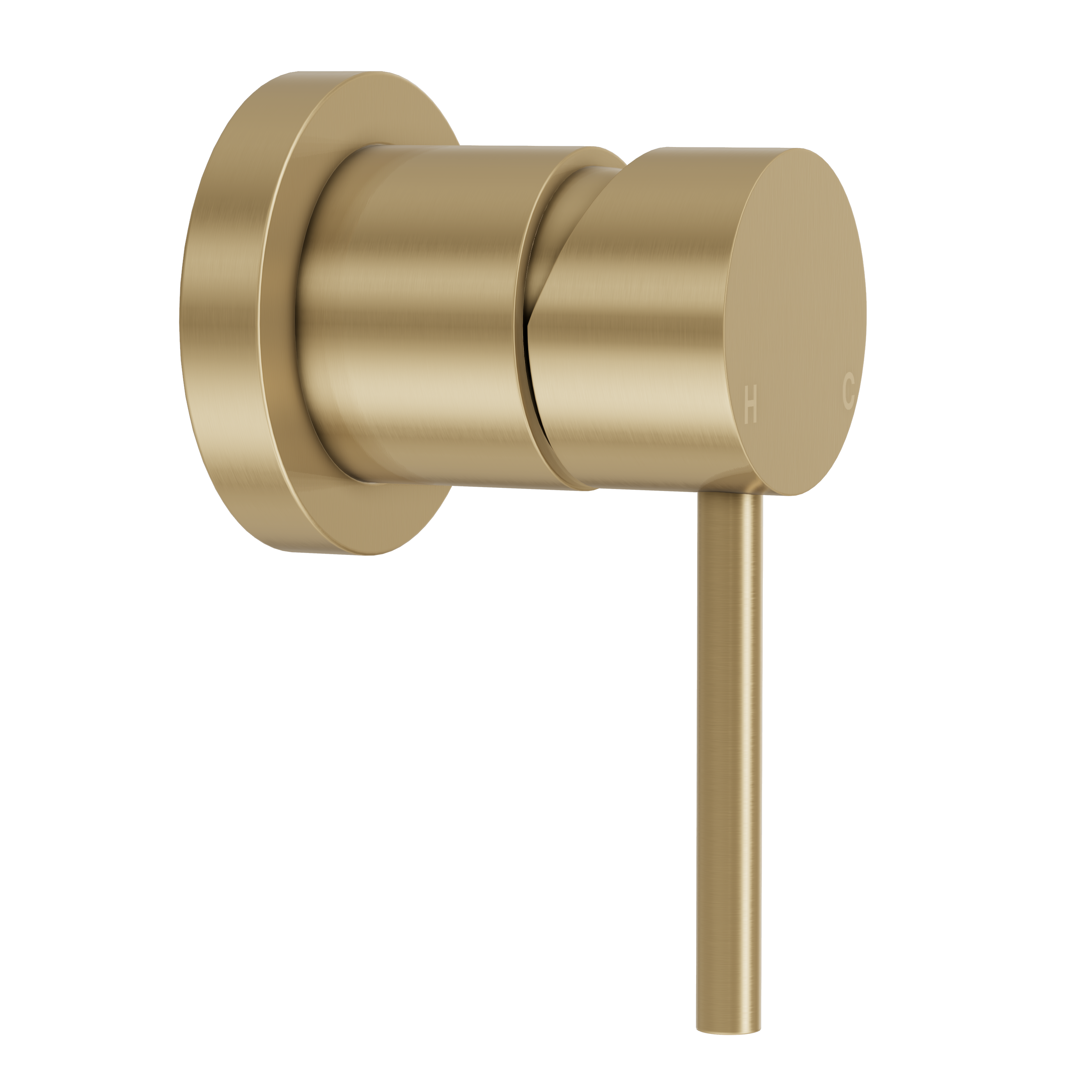 Haven Wall Mixer - Brushed Brass