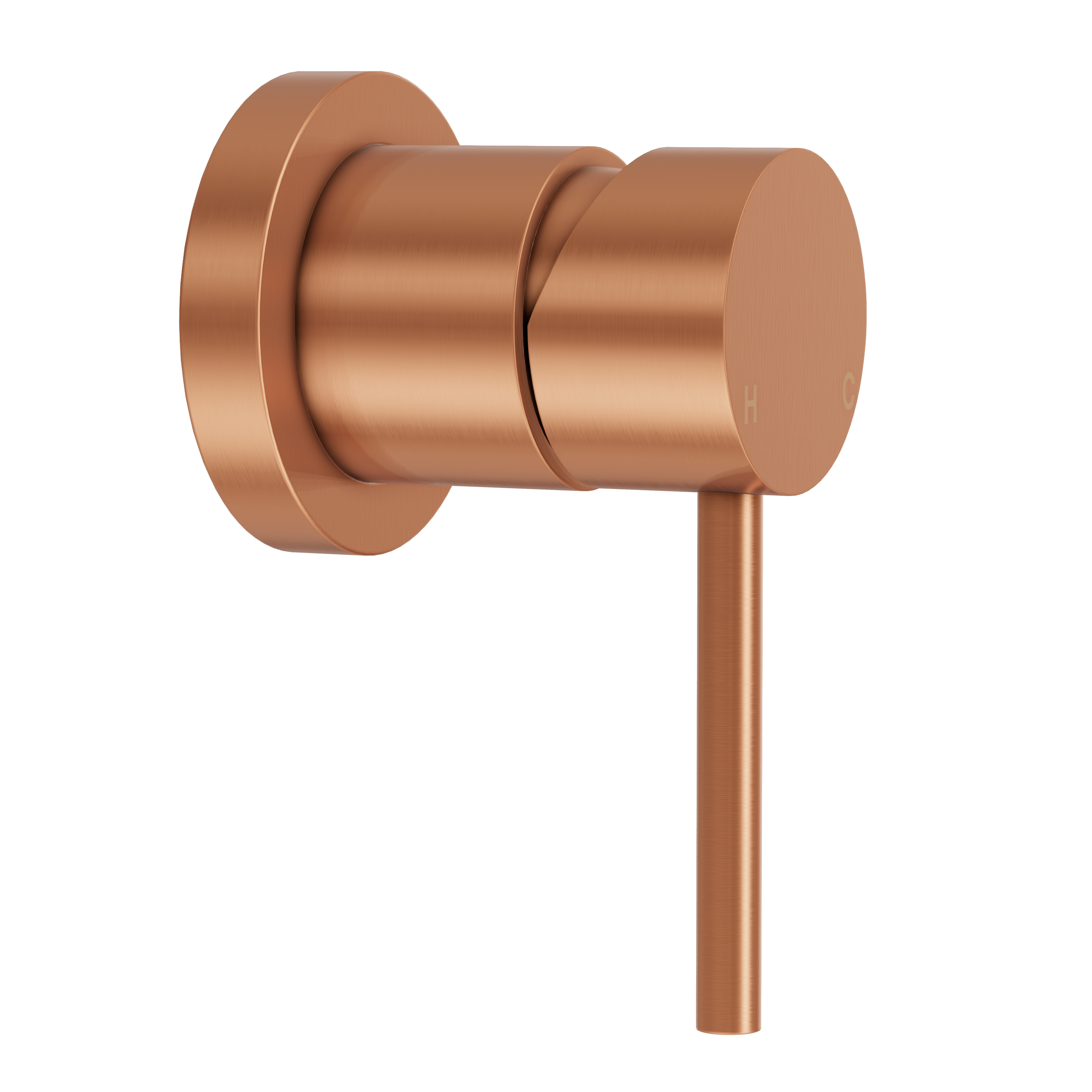 Haven Wall Mixer - Brushed Copper