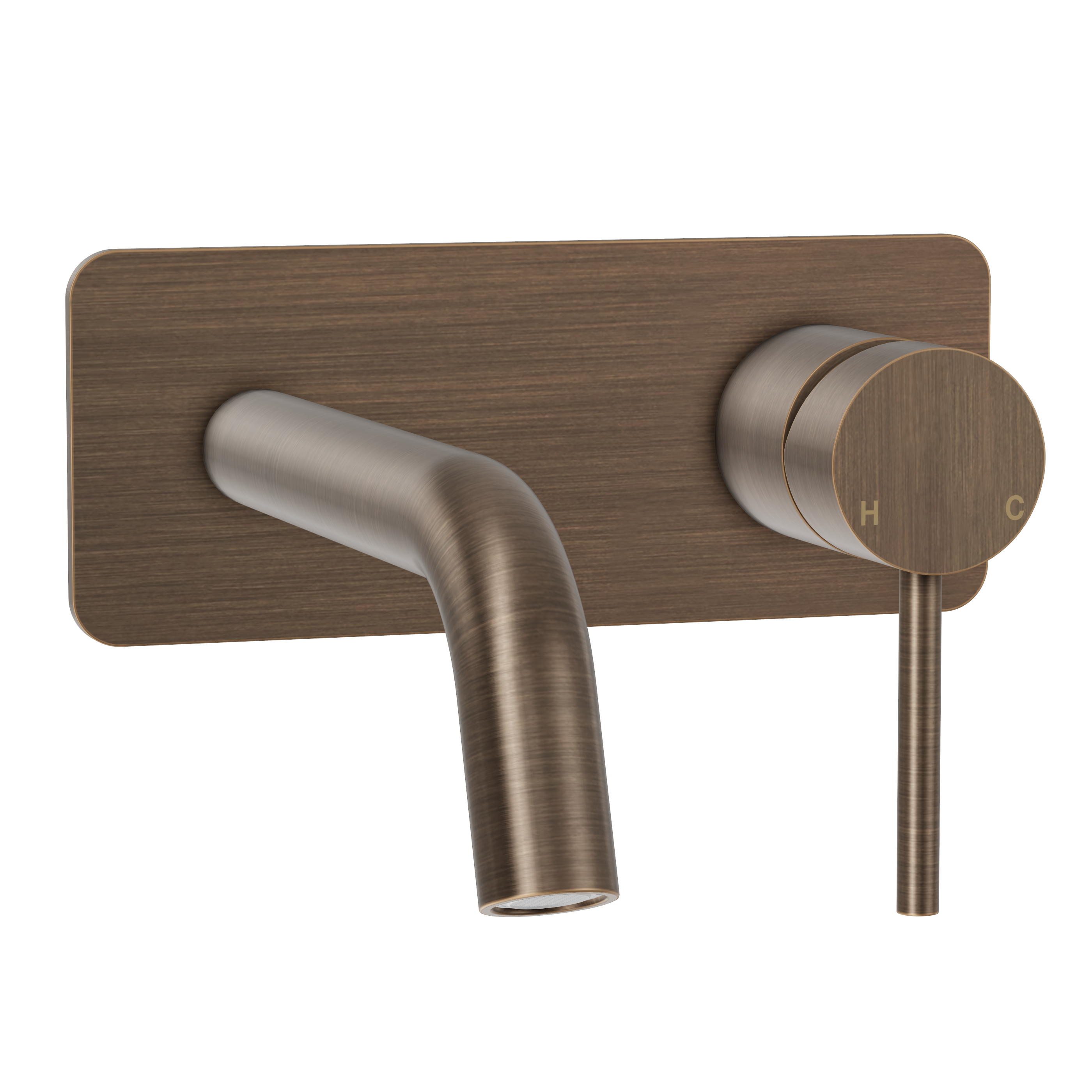 Haven Wall Mixer Tap - Antique Brass