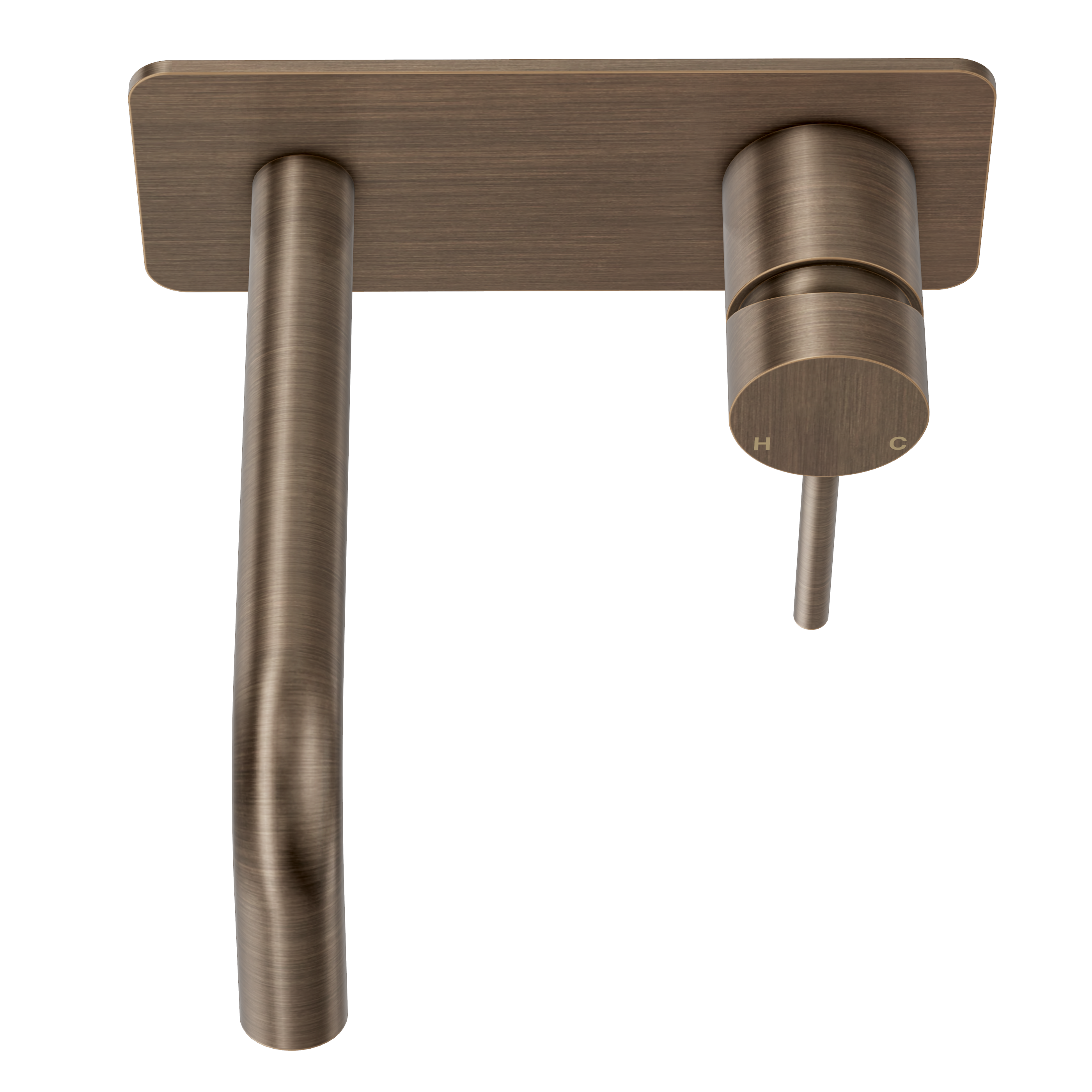 Haven Wall Mixer Tap - Antique Brass