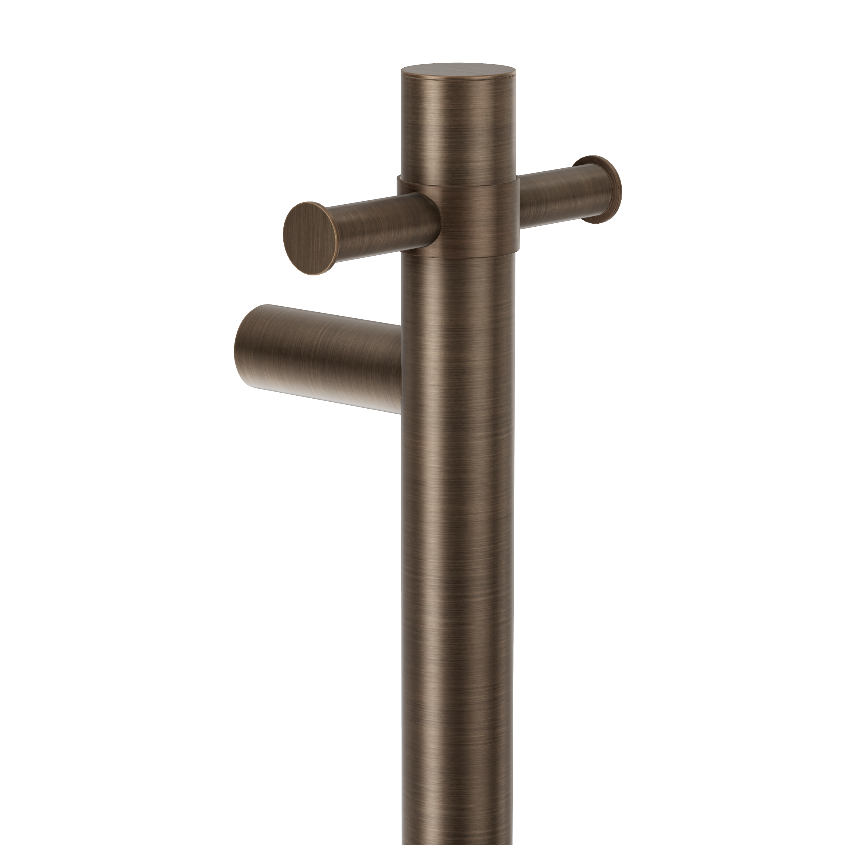 Heated Towel Rail - Antique Brass