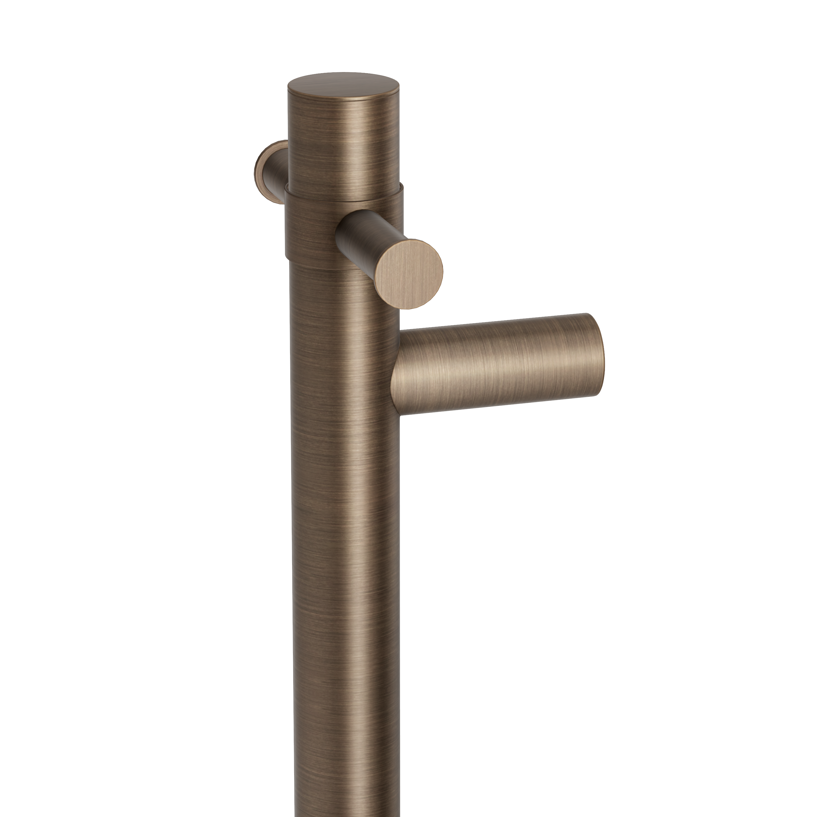 Heated Towel Rail - Antique Brass
