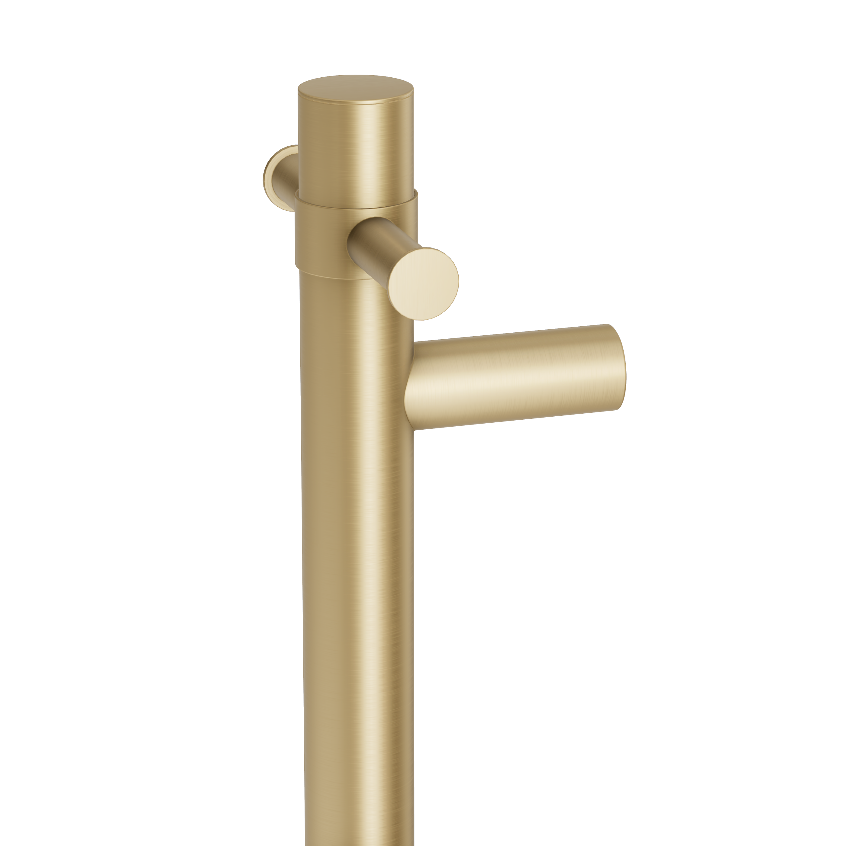 Heated Towel Rail - Brushed Brass