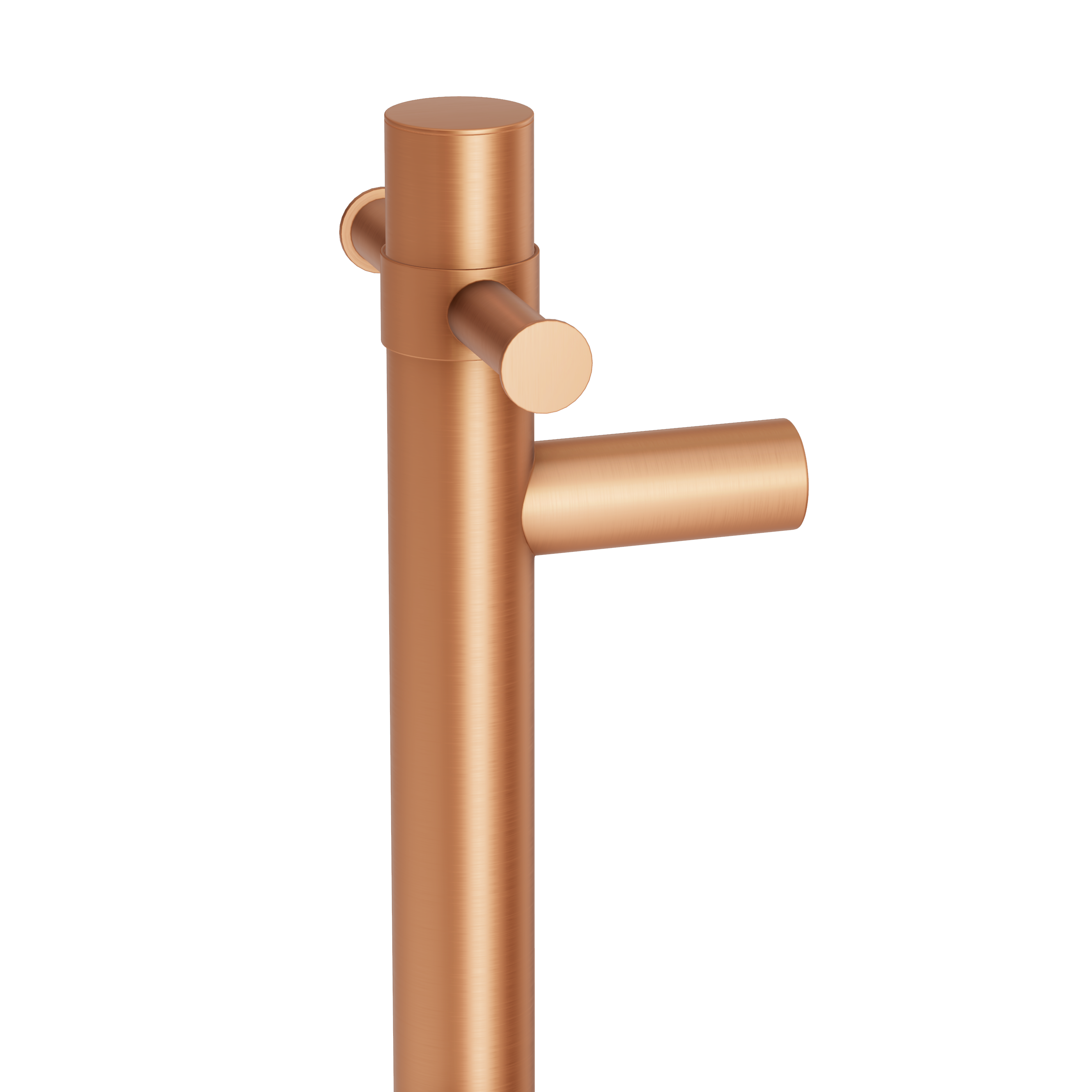Heated Towel Rail - Brushed Copper