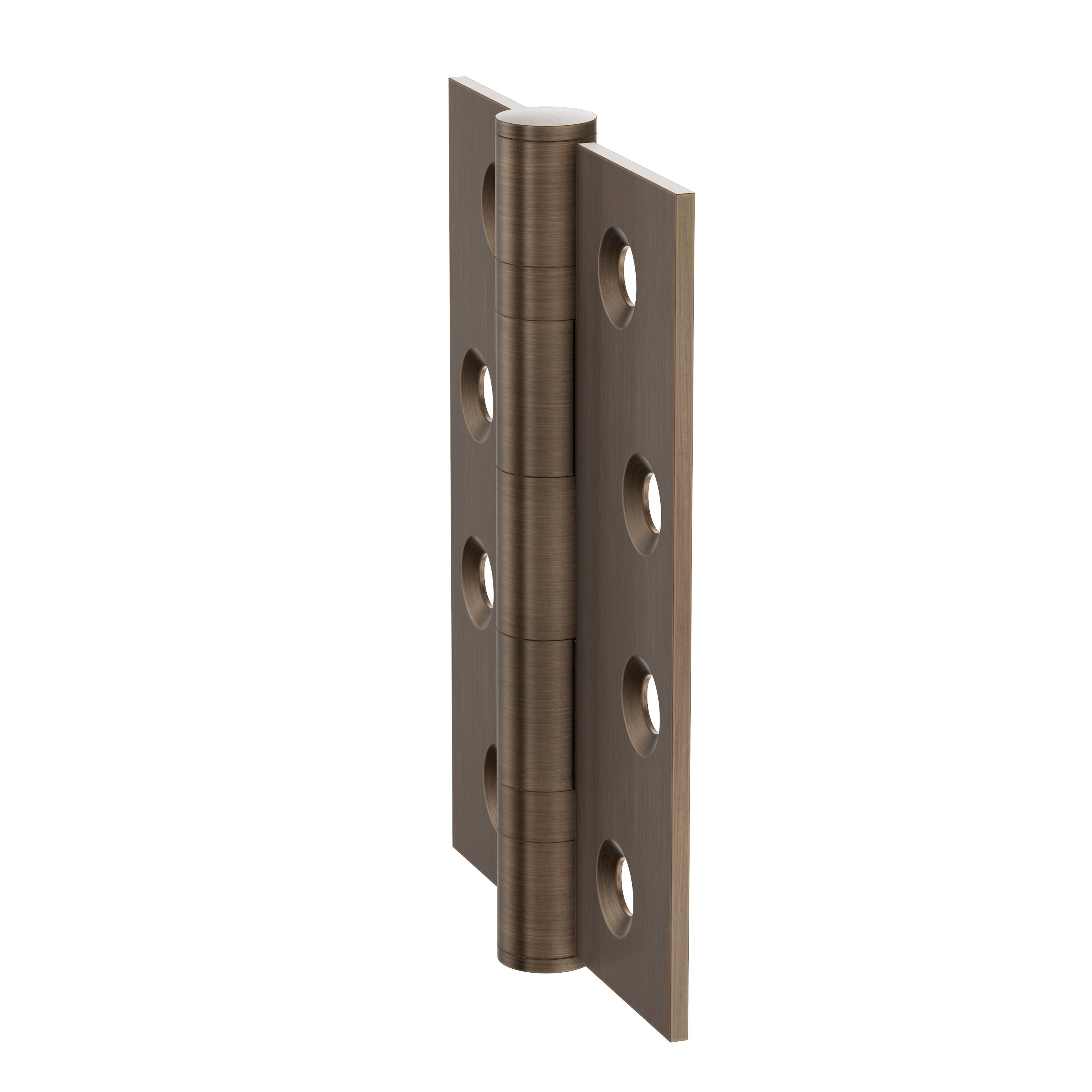 Lombardy Ball Bearing Door Hinges (Pair) – Antique Brass