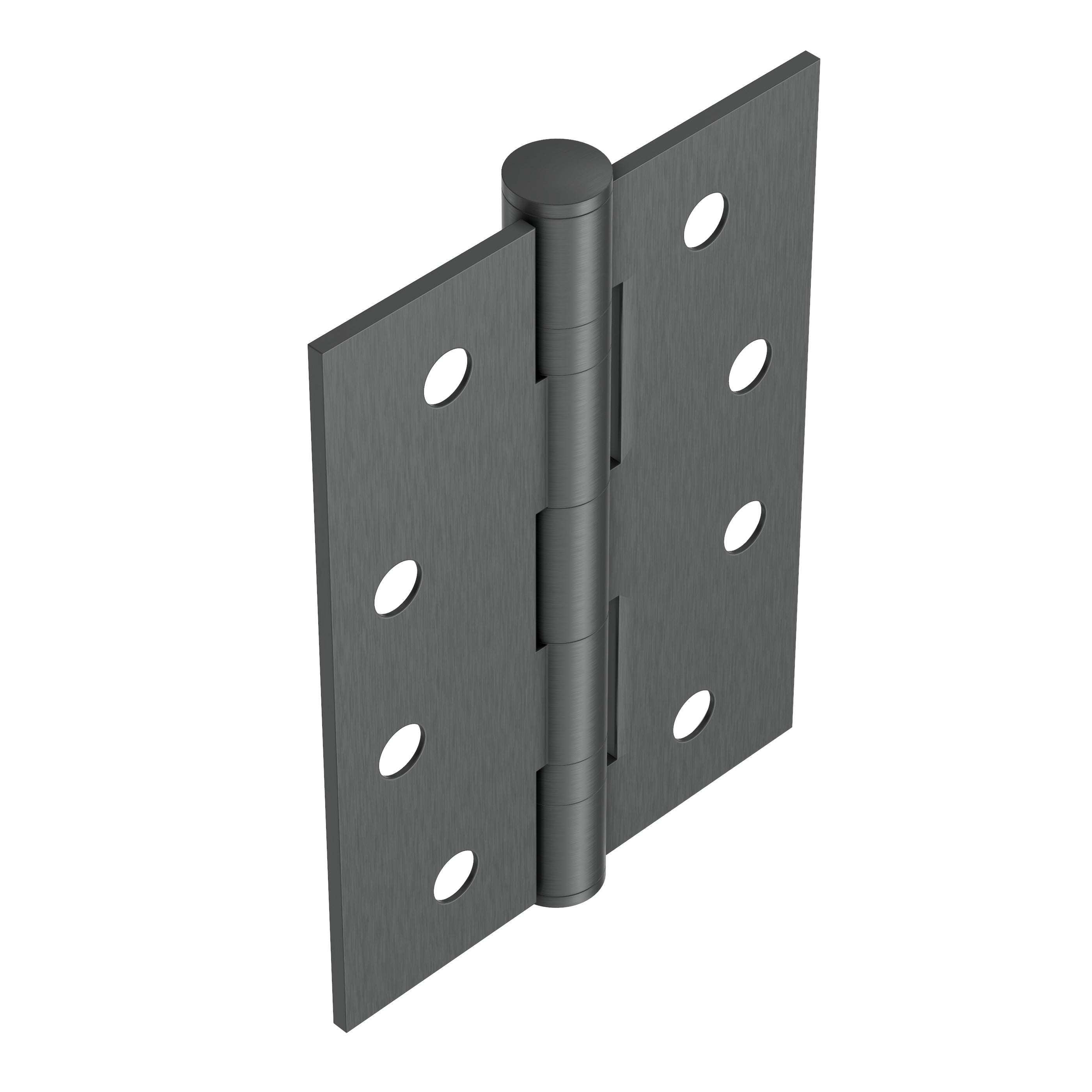 Lombardy Ball Bearing Door Hinges (Pair) – Gun Metal Brushed