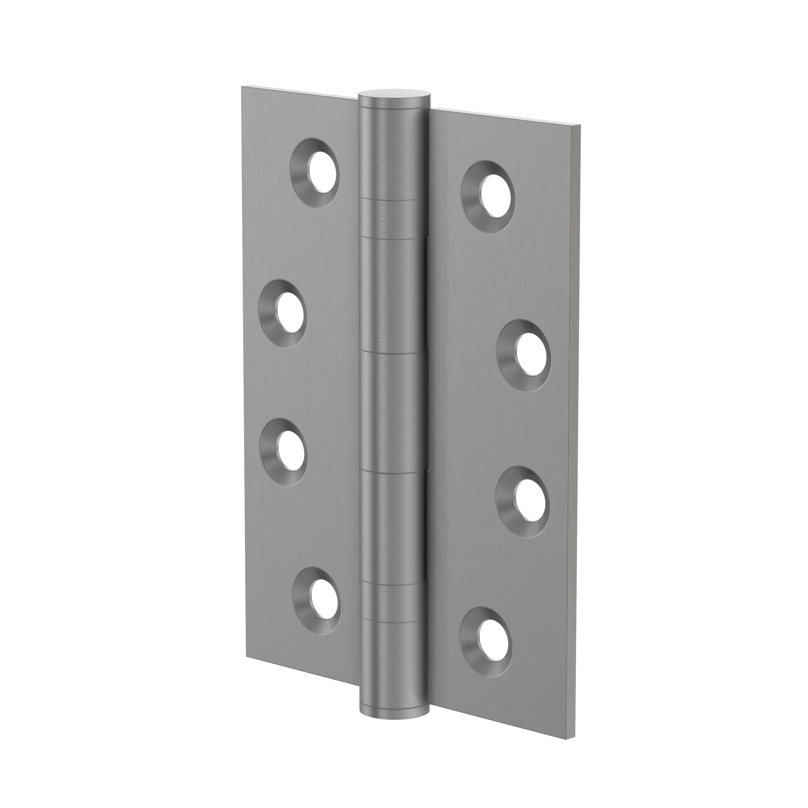 Lombardy Ball Bearing Door Hinges (Pair) – Brushed Nickel