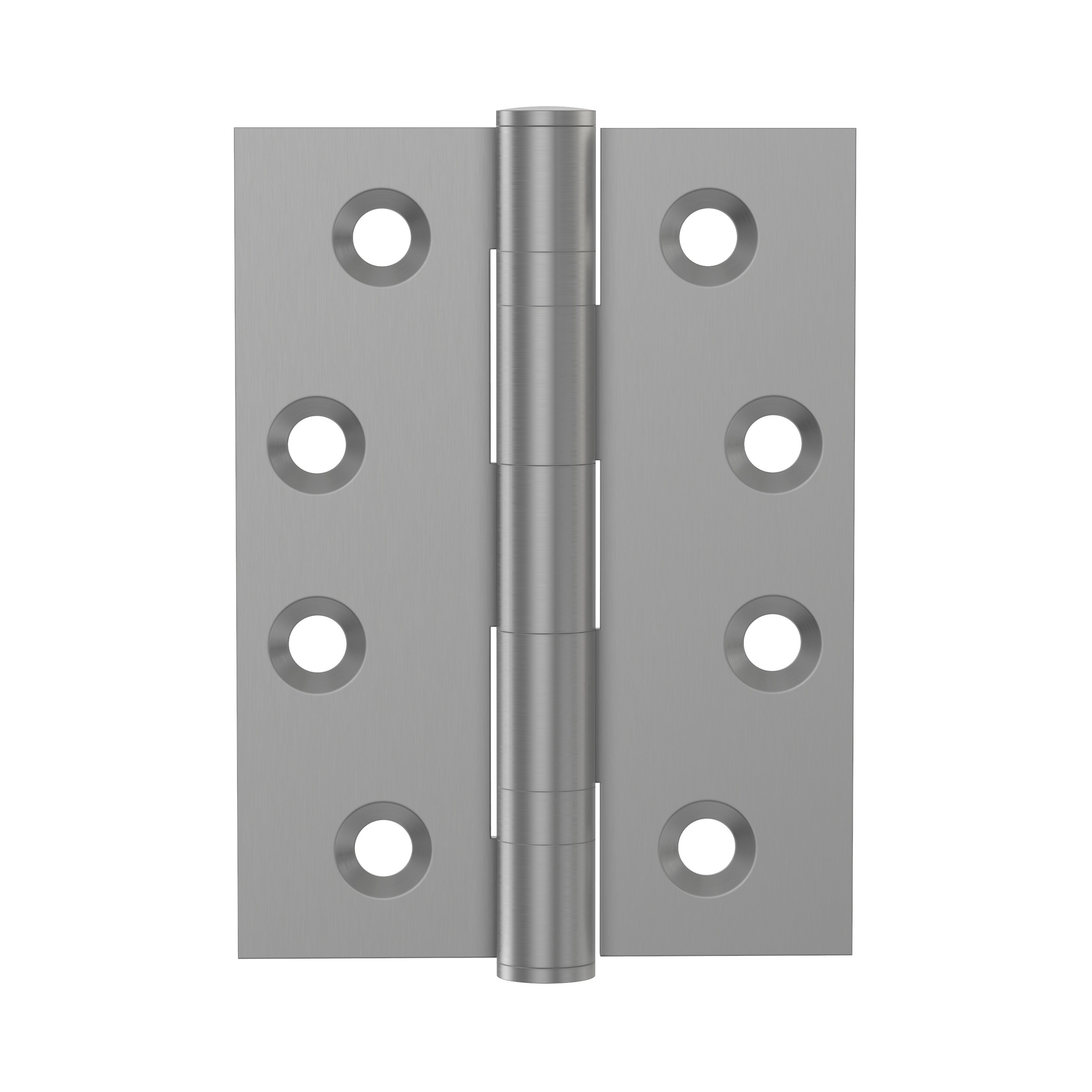 Lombardy Ball Bearing Door Hinges (Pair) – Brushed Nickel