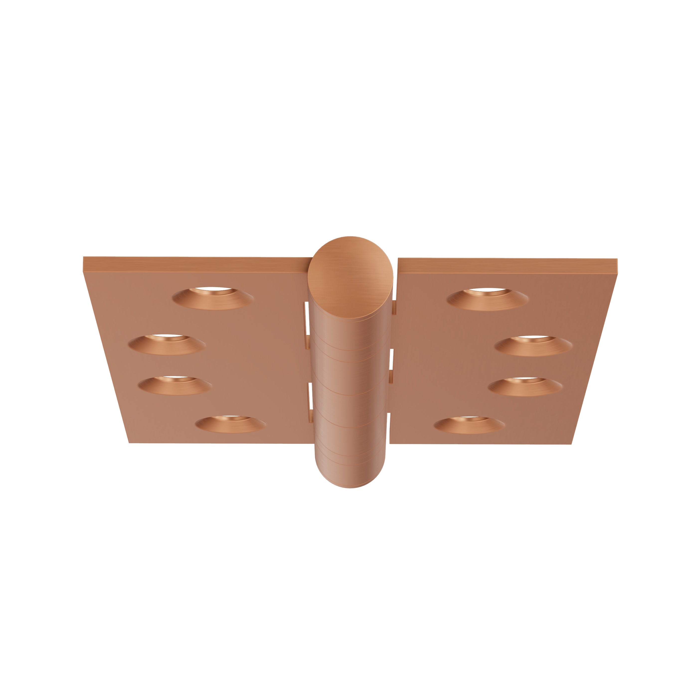 Lombardy Ball Bearing Door Hinges (Pair) – Brushed Copper