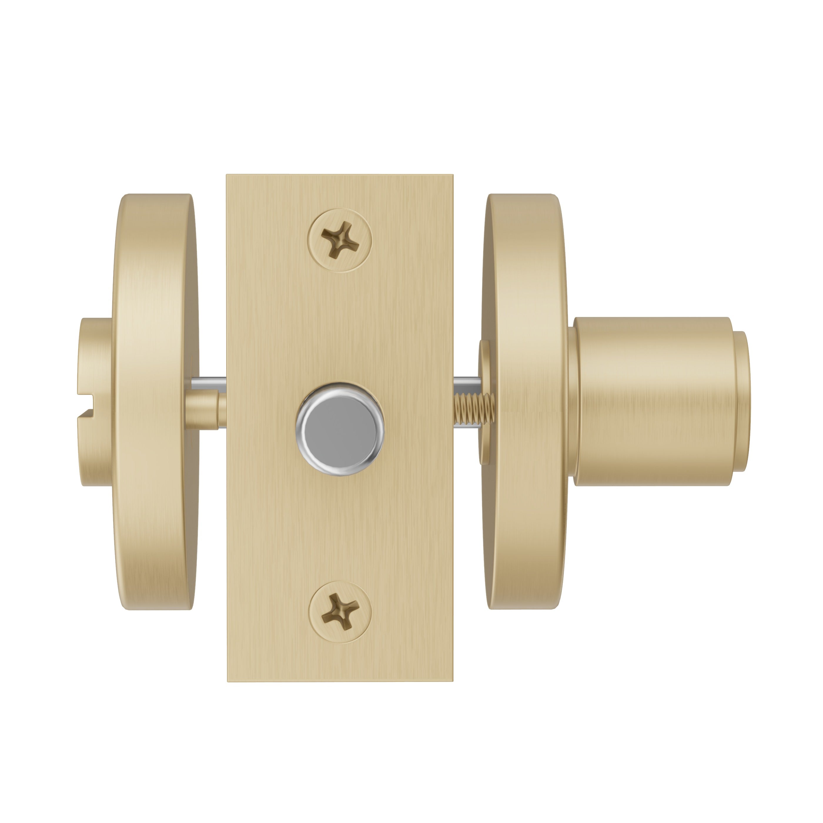 Lombardy Door Lock - Brushed Brass