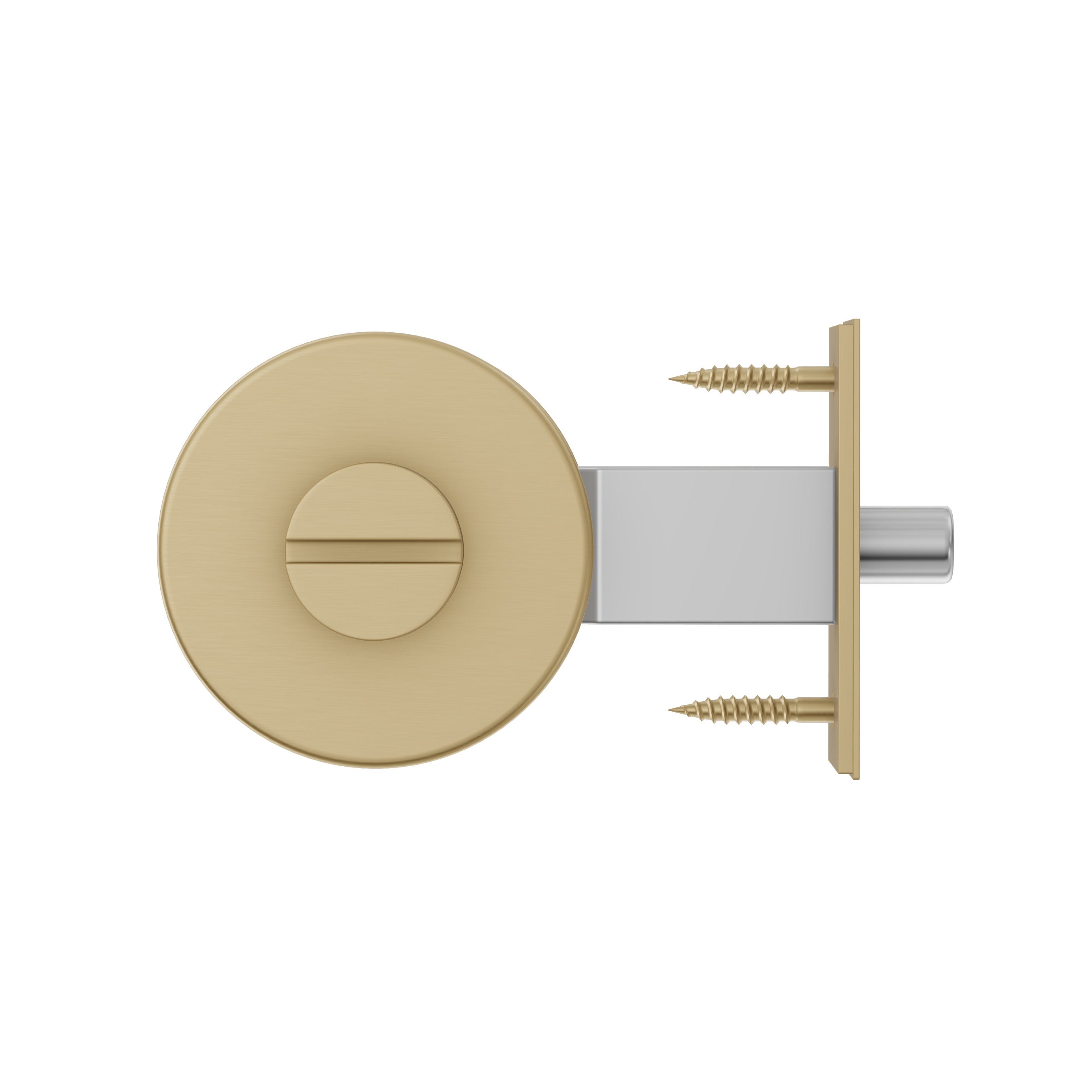Lombardy Door Lock - Brushed Brass