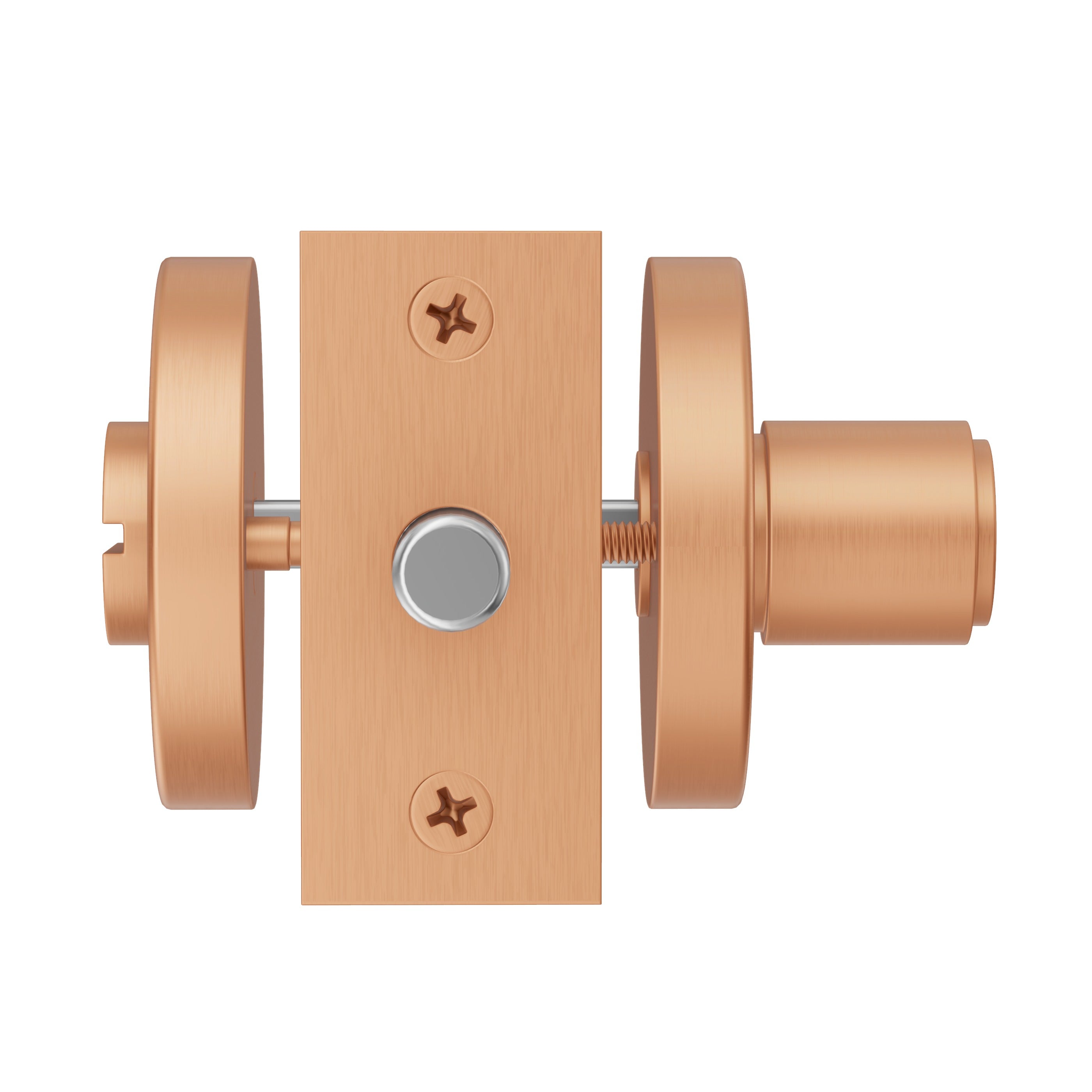Lombardy Door Lock - Brushed Copper