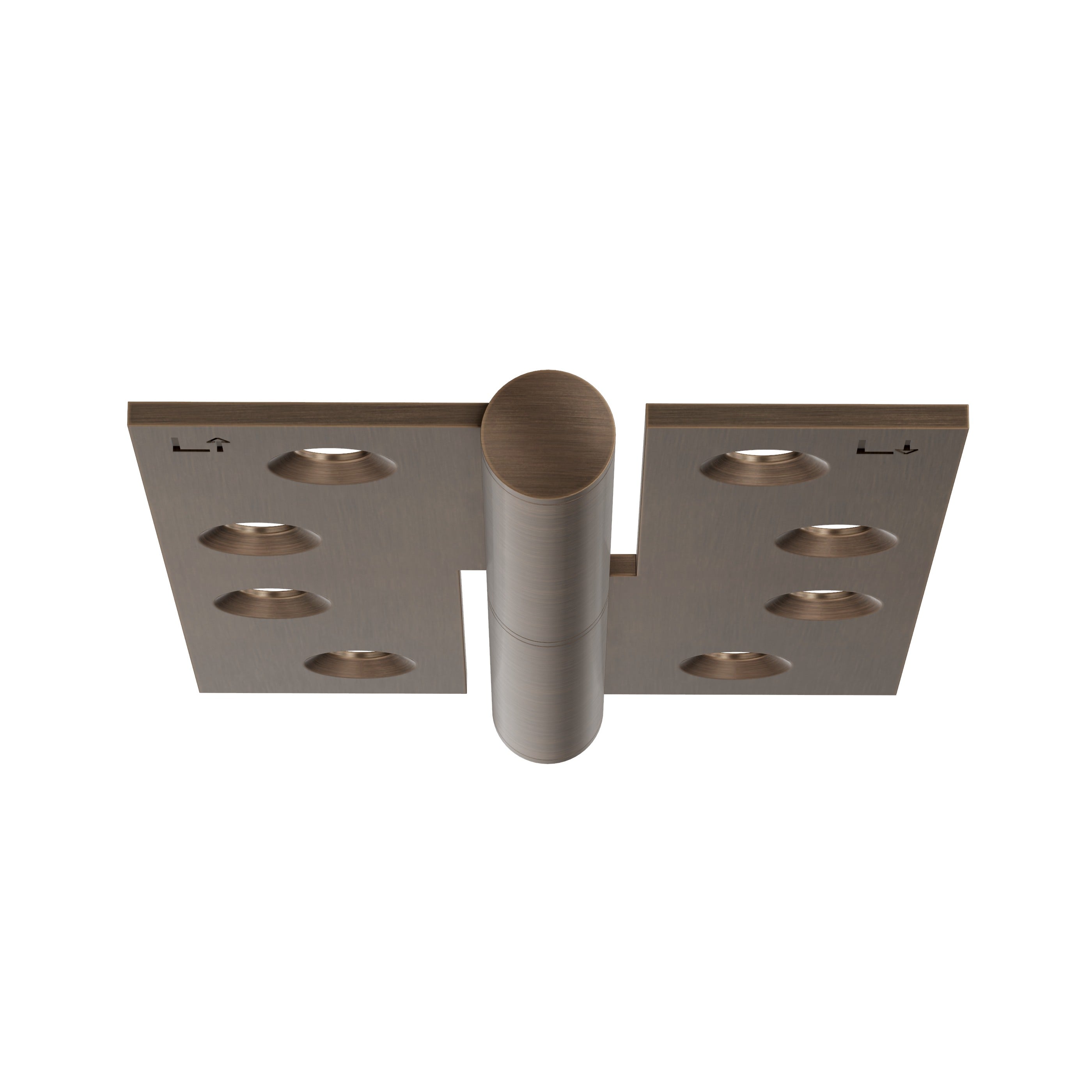 Lombardy Lift Off Left Hand Hinge (Pair) – Antique Brass