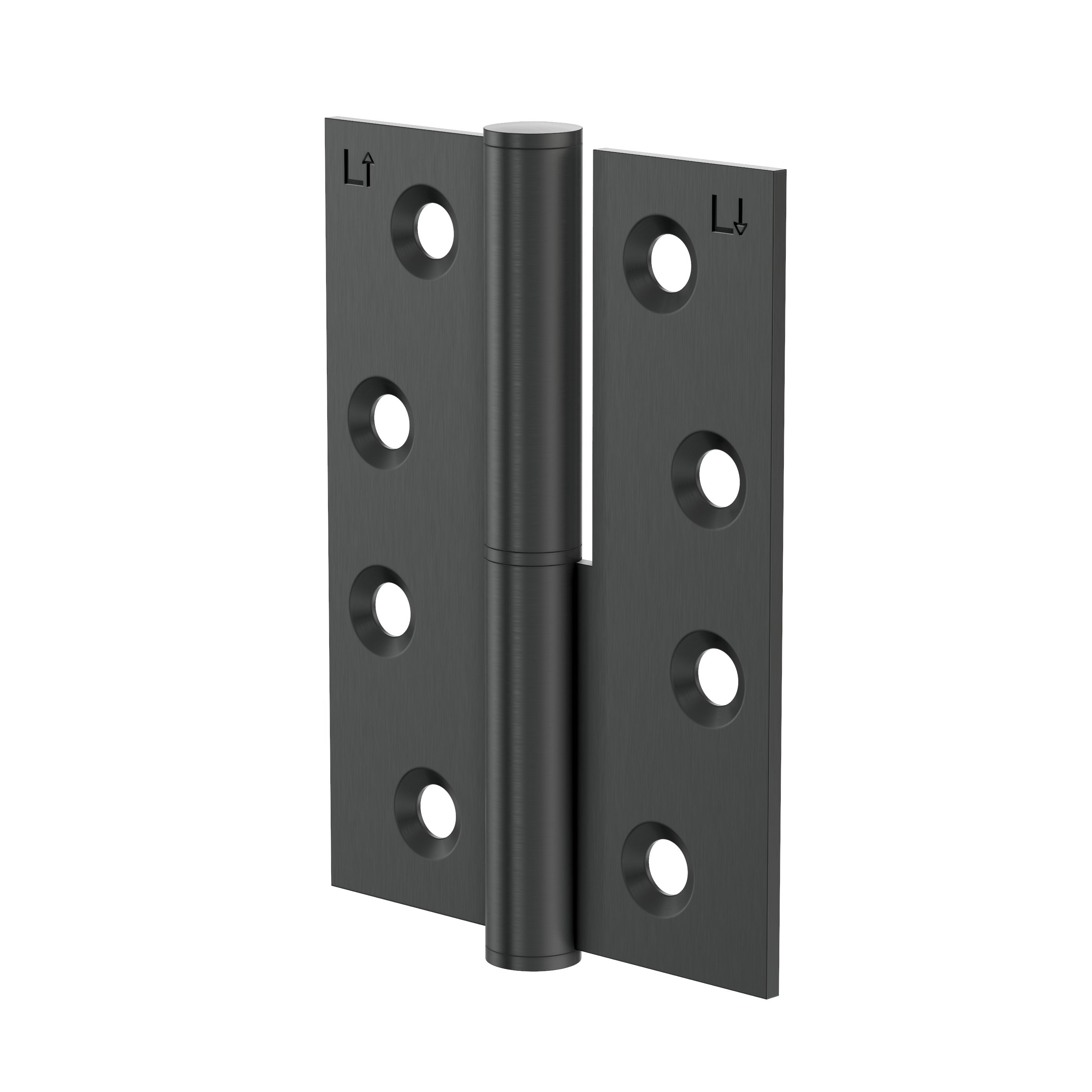 Lombardy Lift Off Left Hand Hinge (Pair) – Gun Metal Brushed